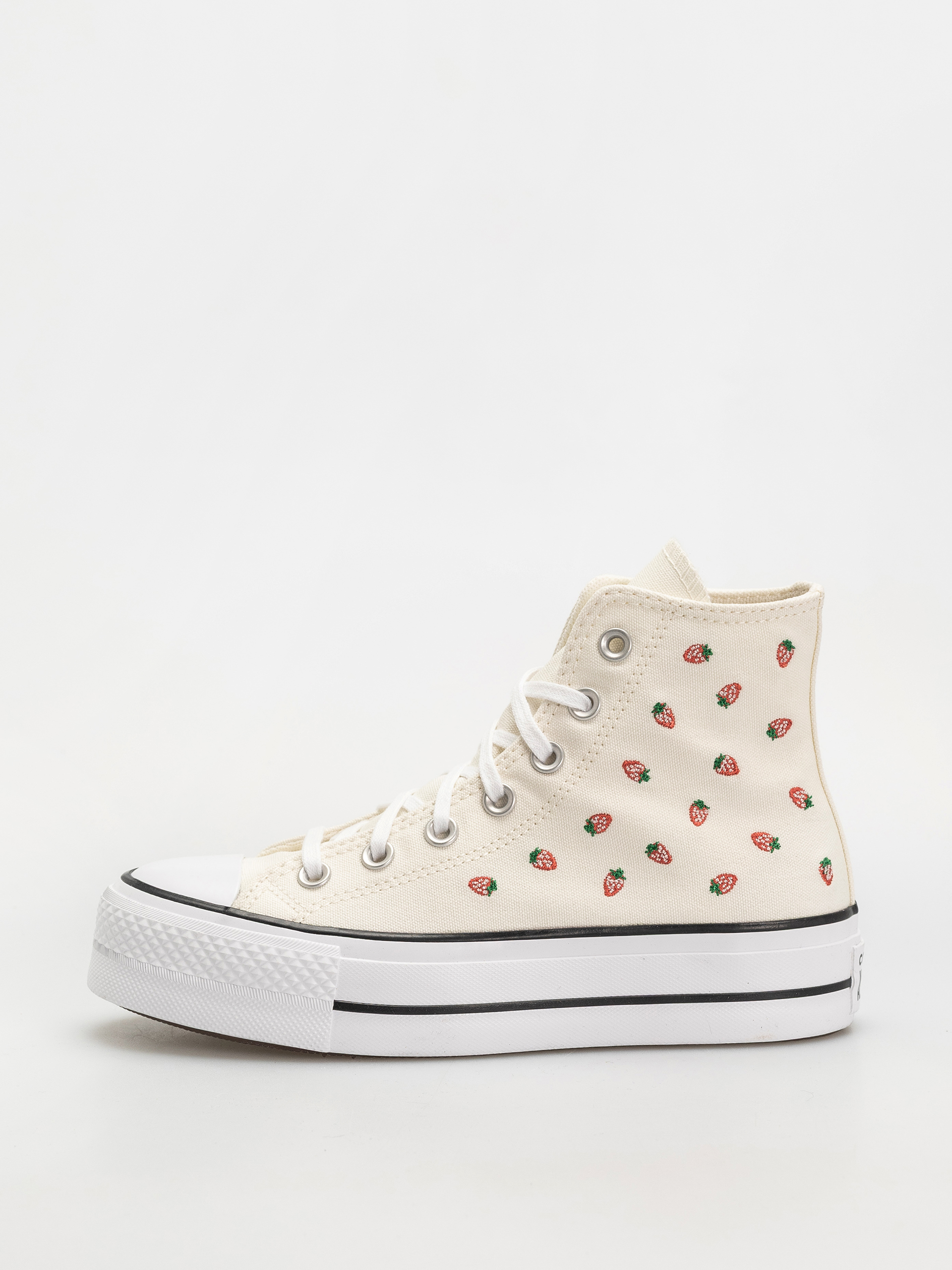 Teniși Converse Chuck Taylor All Star Lift Hi Wmn (egret/soft red/white)