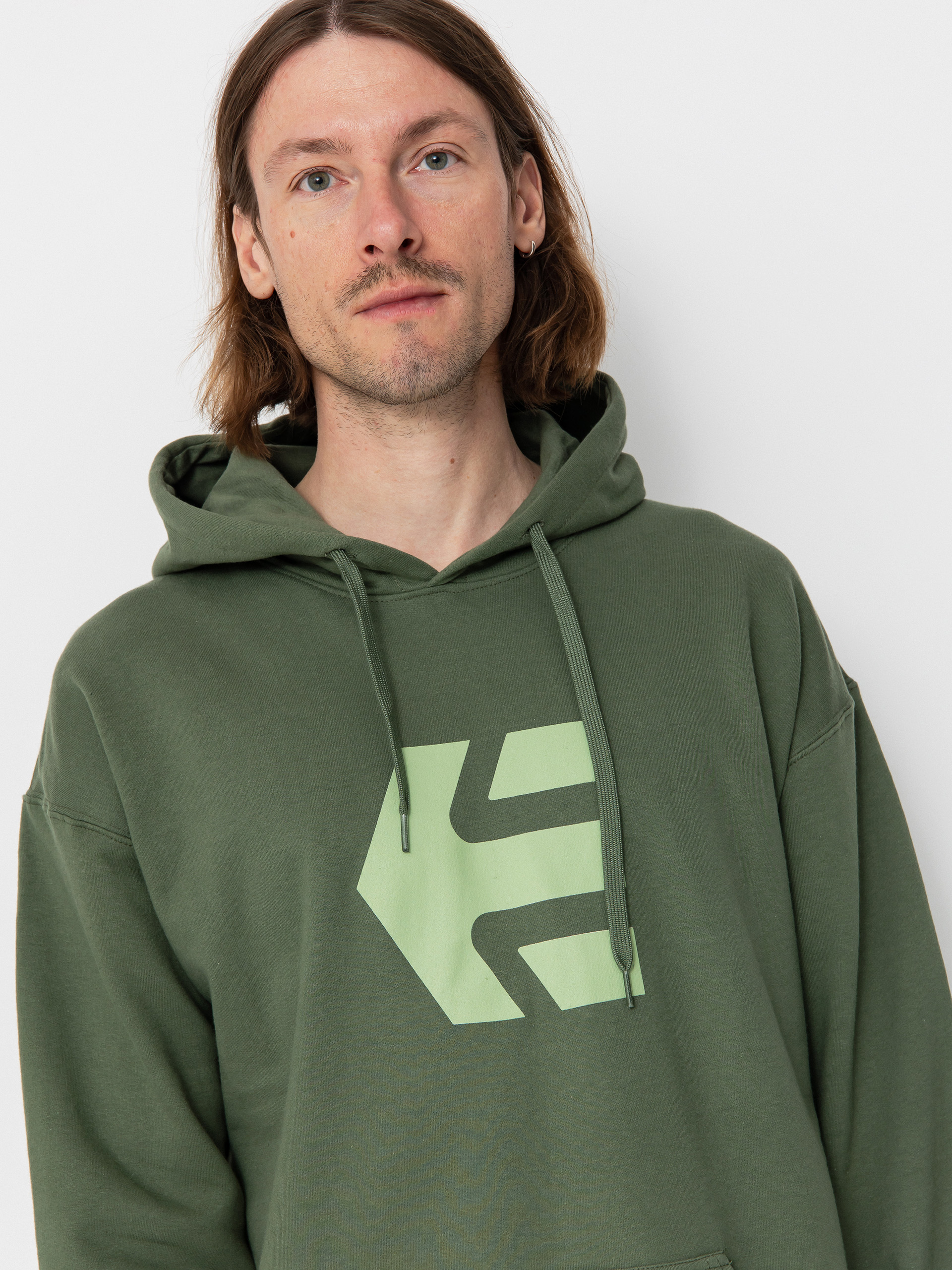 Hanorac cu glugă Etnies Classic Icon HD (olive)