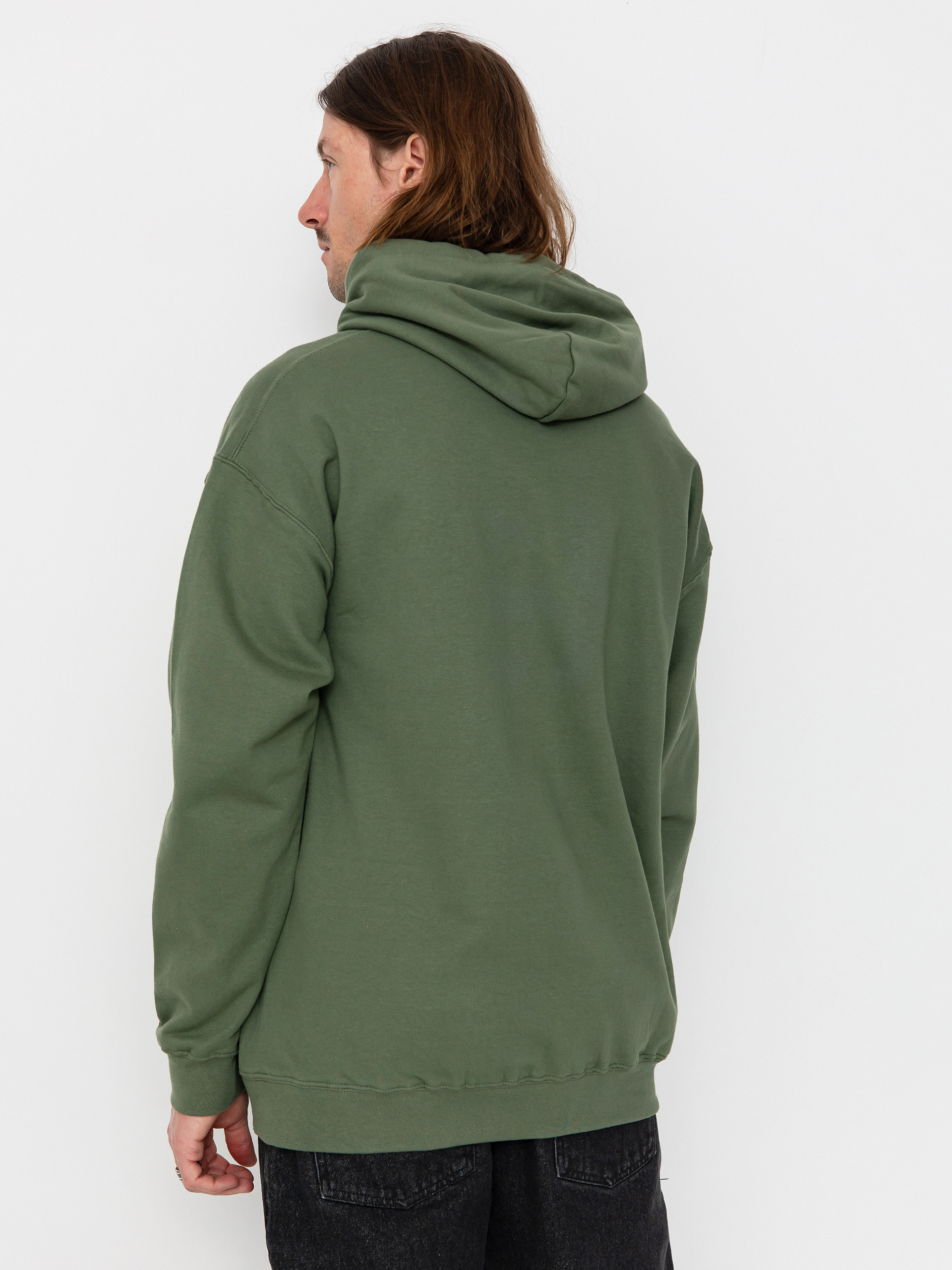 Hanorac cu glugă Etnies Classic Icon HD (olive)