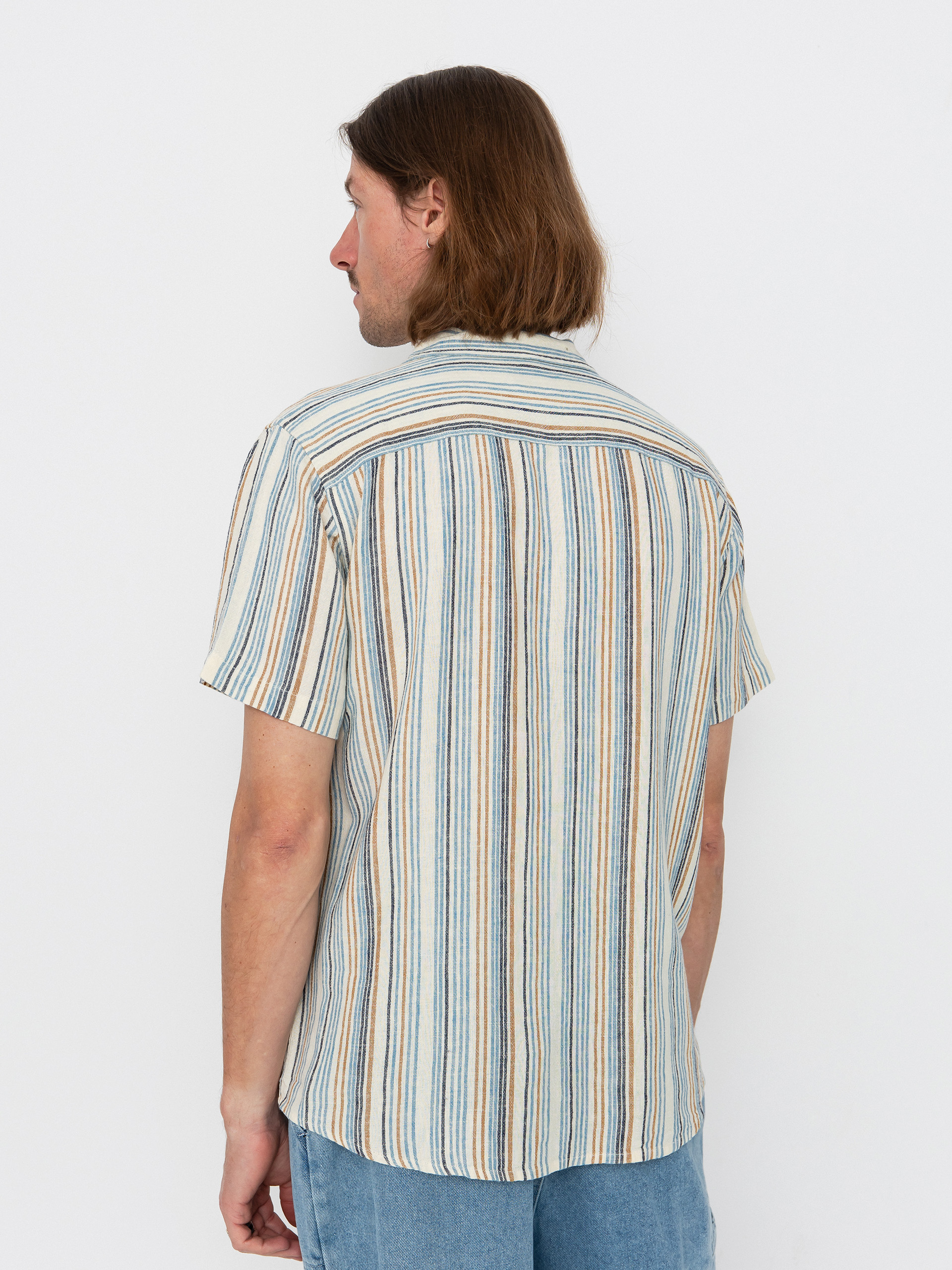Tricou RVCA Exotica Stripe (natural)