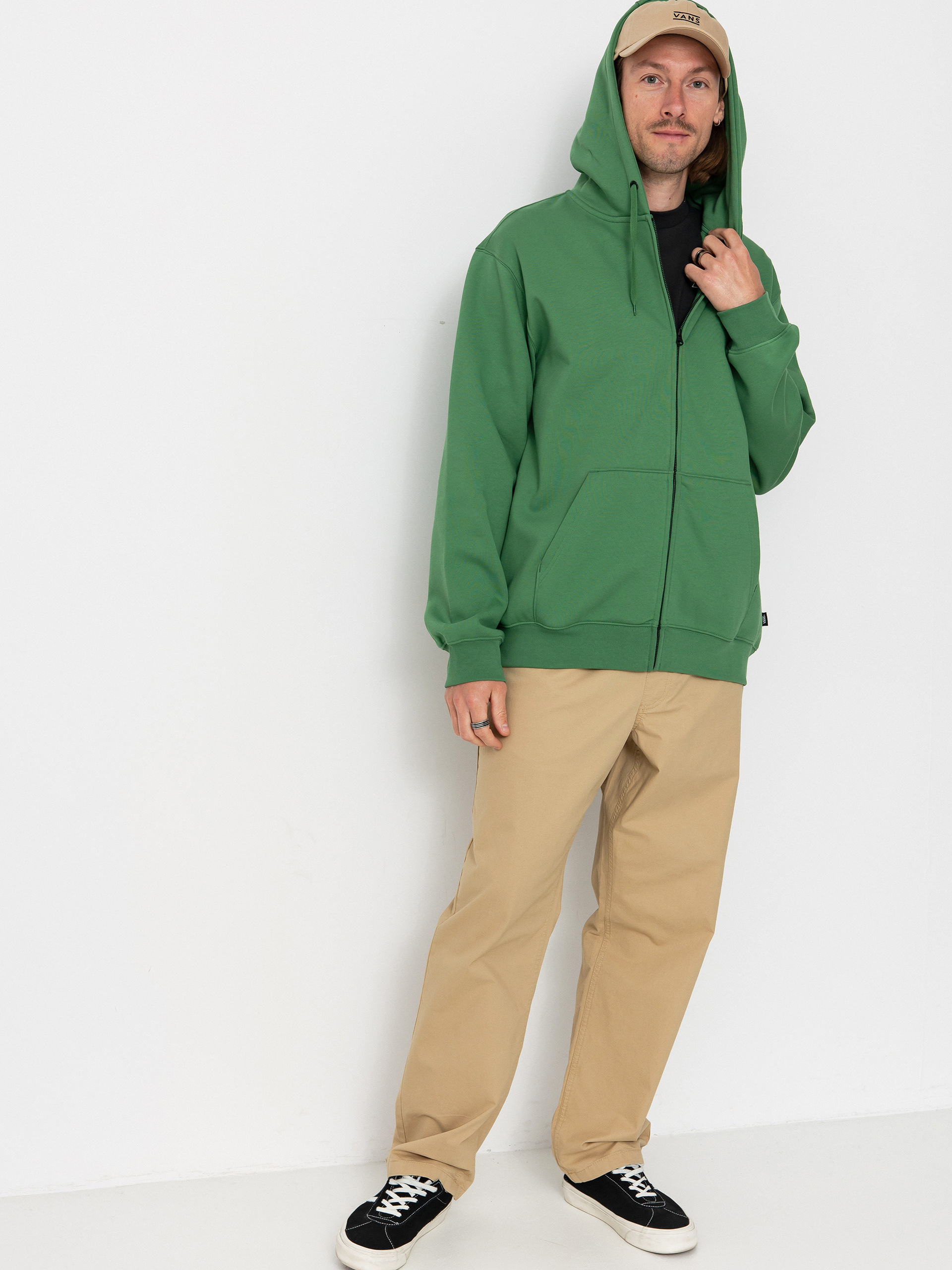 Hanorac cu glugă Vans Core Basic ZHD (fairway)