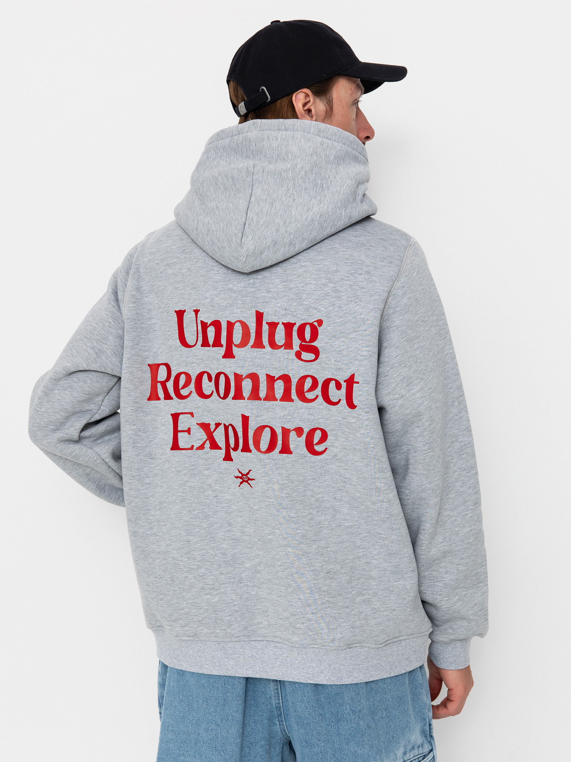 Hanorac cu glugu0103 Palto Explore HD (grey)