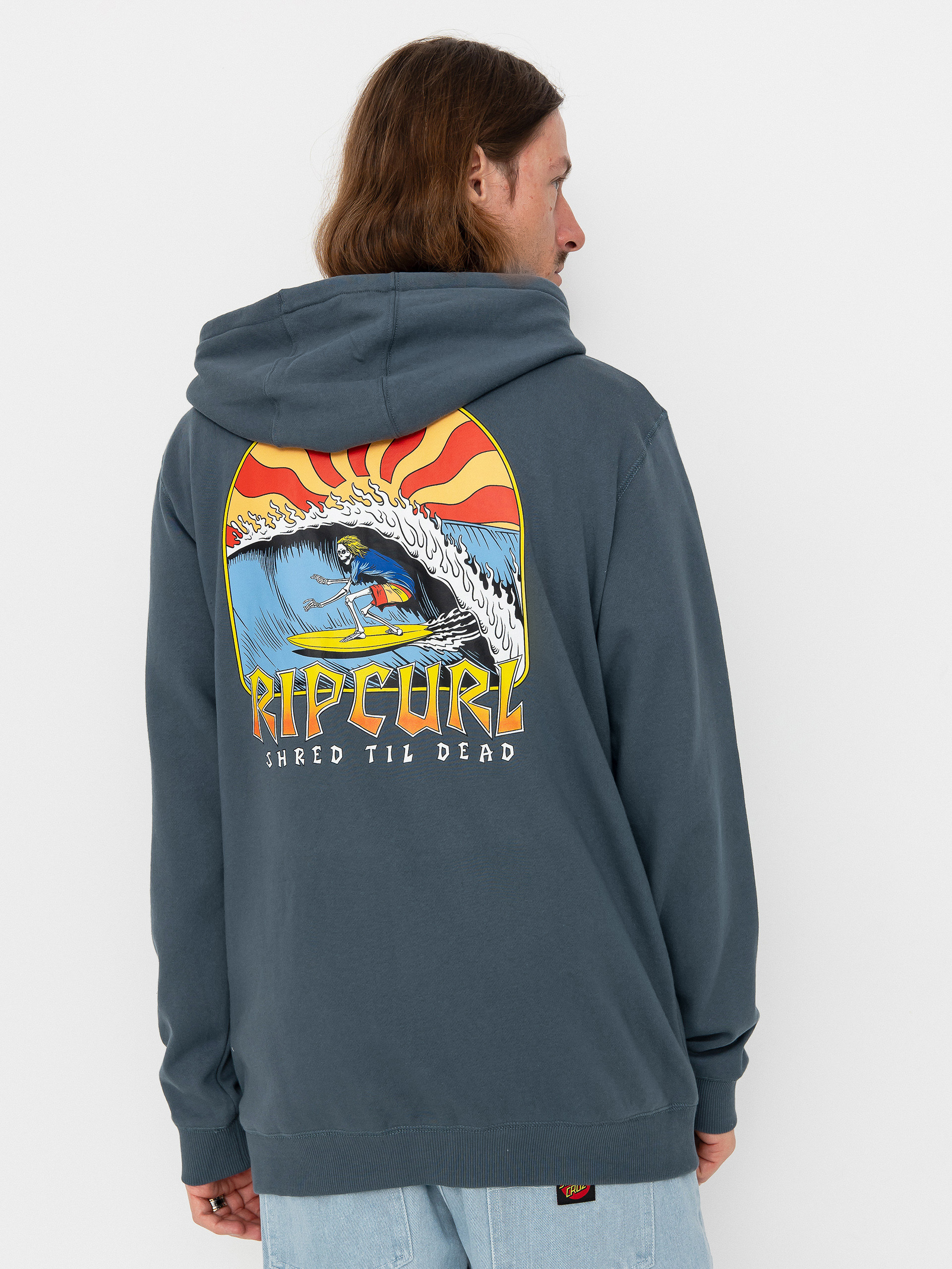 Hanorac cu glugă Rip Curl Shred ZHD (pine night)