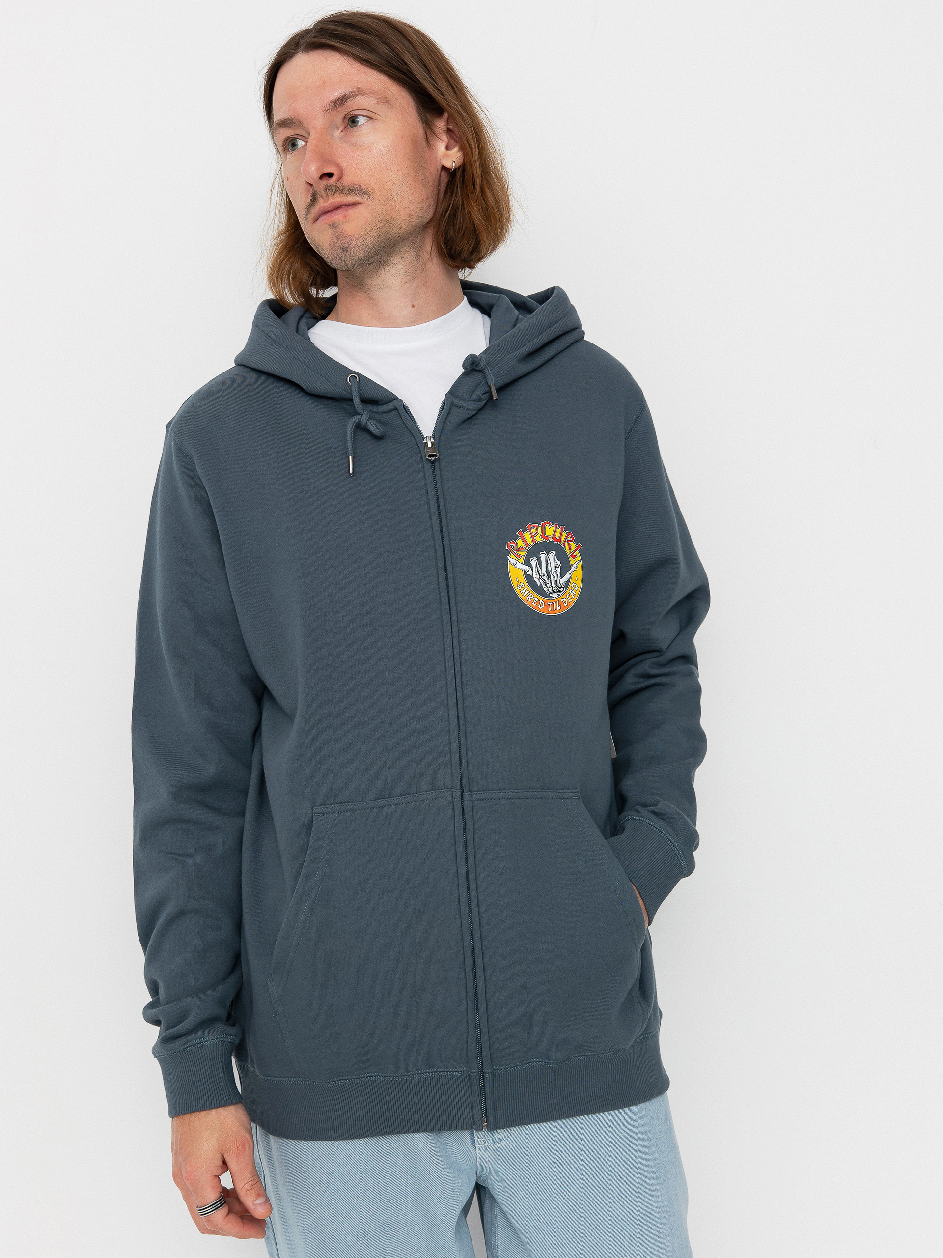 Hanorac cu glugă Rip Curl Shred ZHD (pine night)