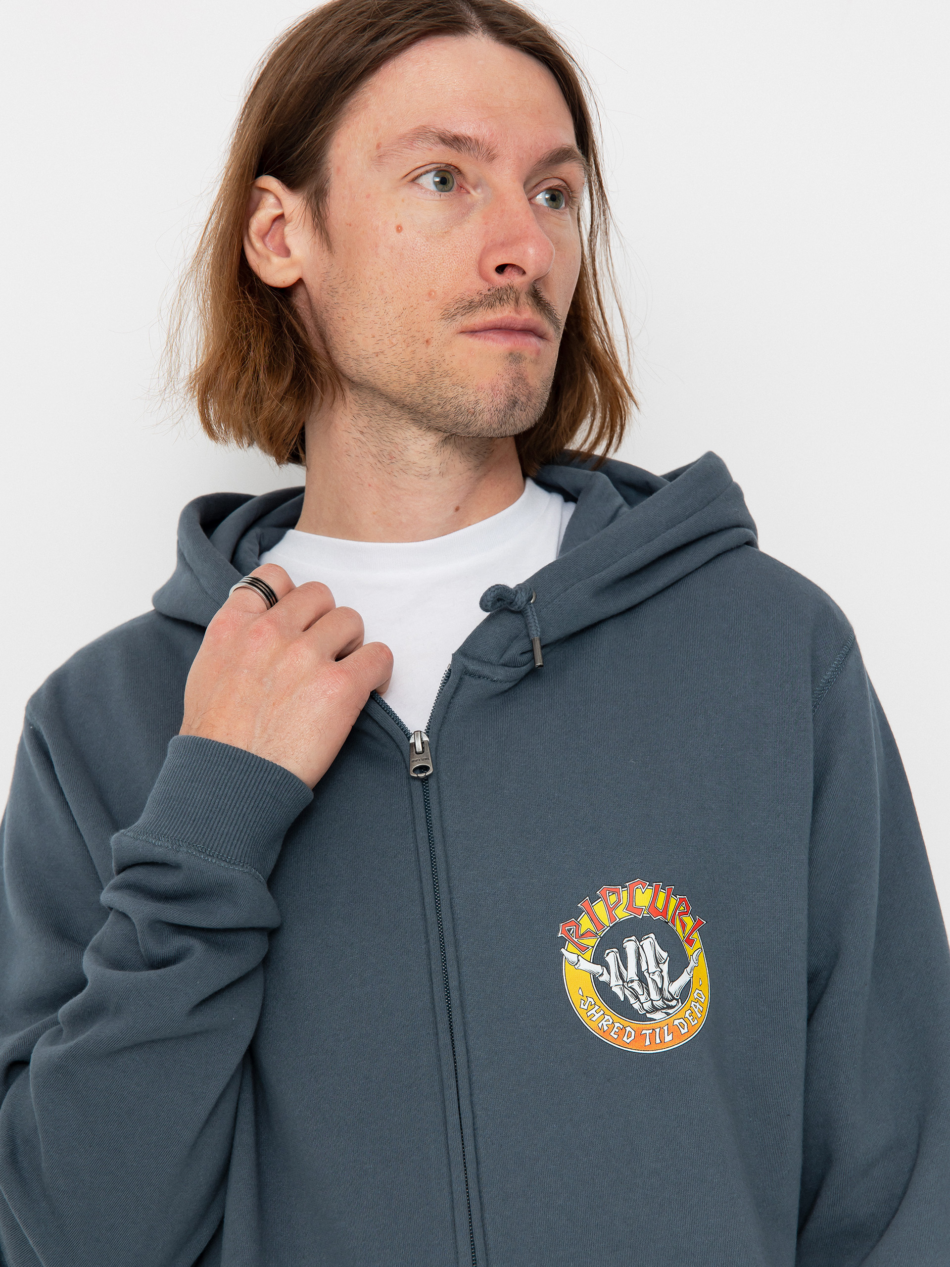 Hanorac cu glugă Rip Curl Shred ZHD (pine night)