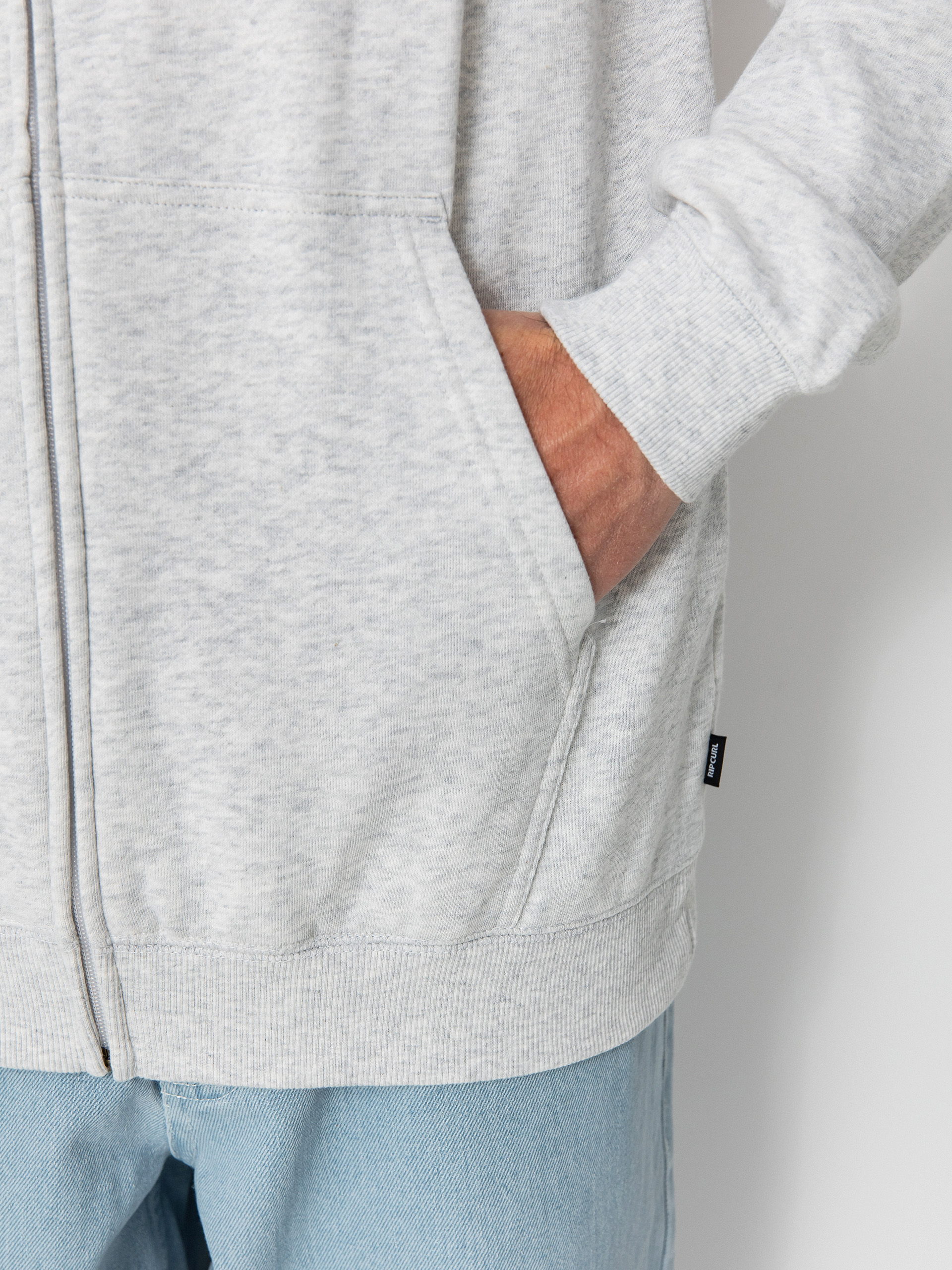 Hanorac cu glugă Rip Curl Wettie Passage Icon ZHD (grey heather)