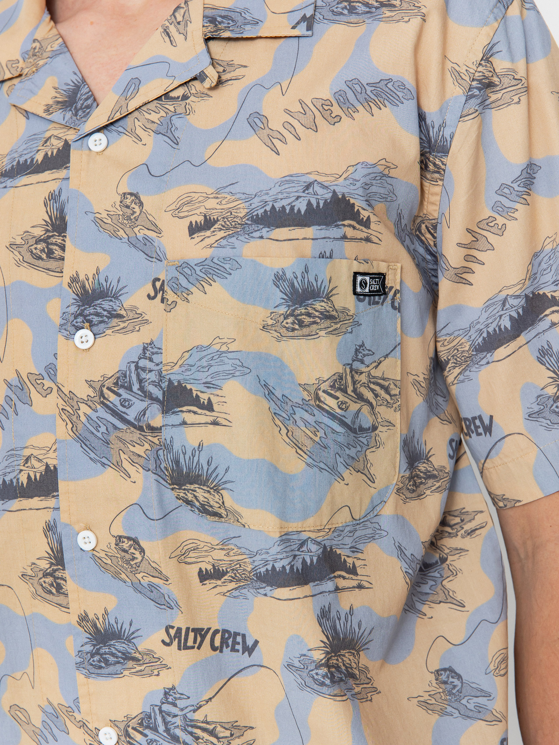 Cămașă Salty Crew River Rats Fill (river rat print)