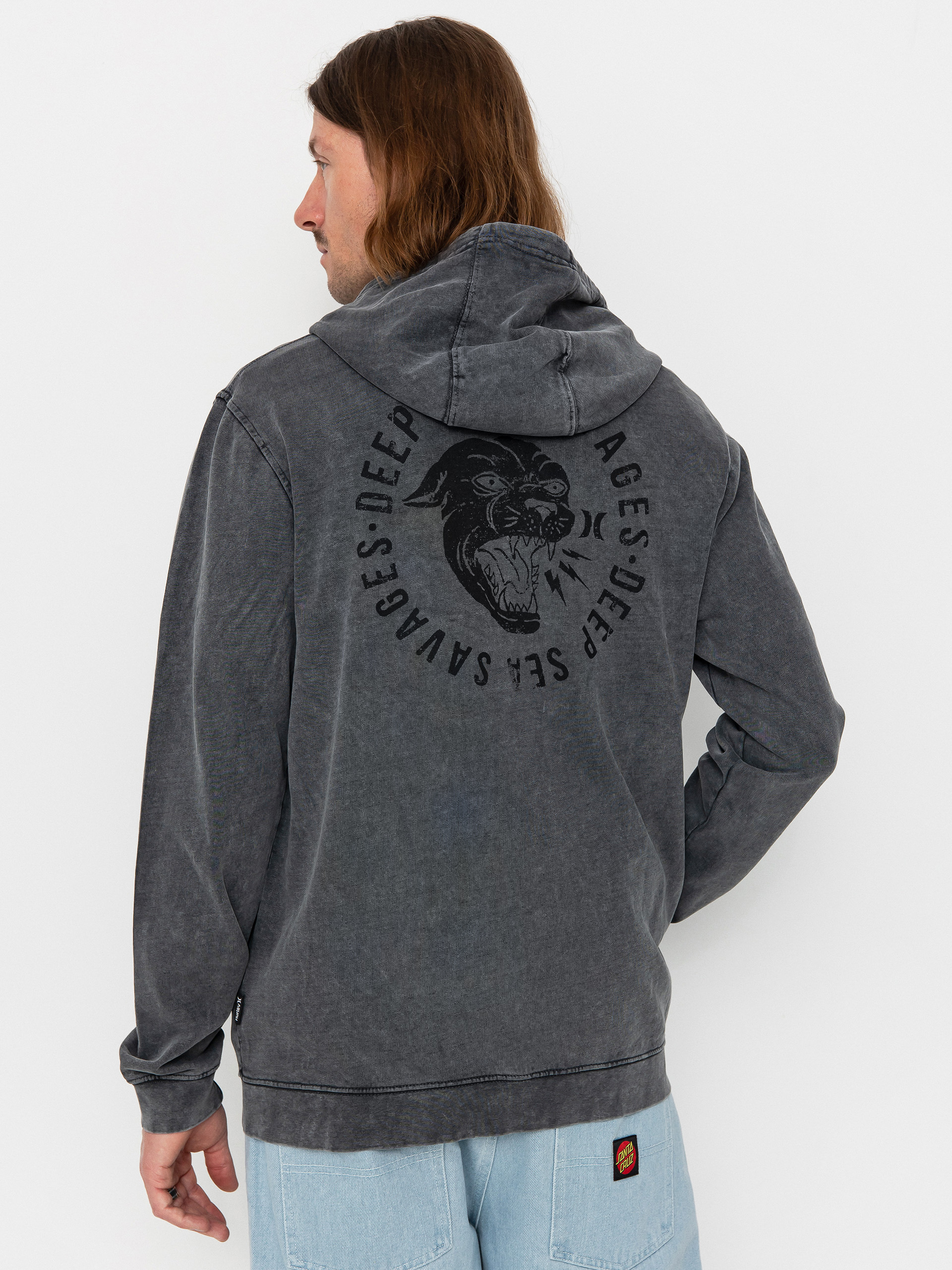 Hanorac cu glugu0103 Hurley Sider ZHD (dark stone grey)