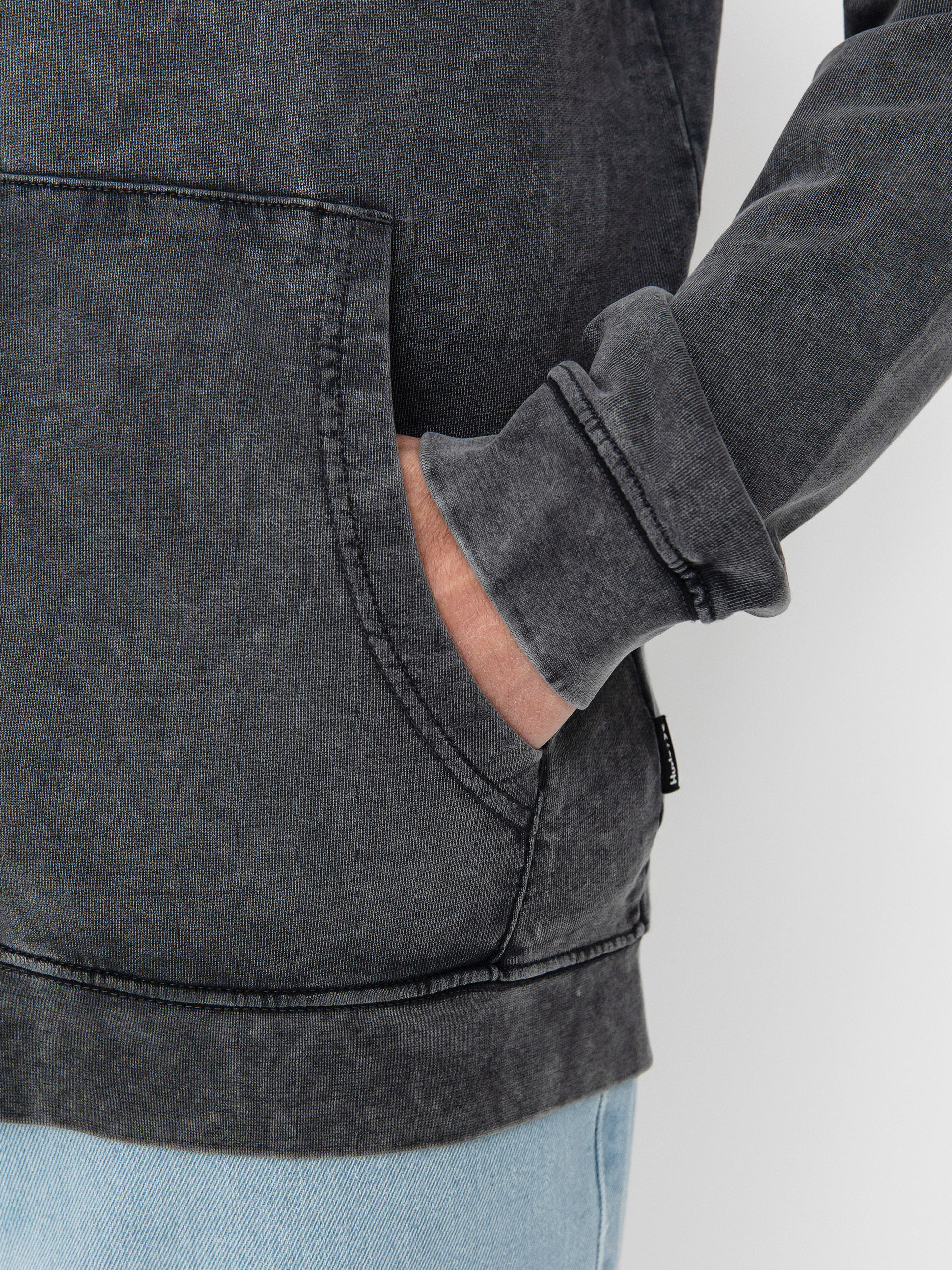 Hanorac cu glugă Hurley Sider ZHD (dark stone grey)