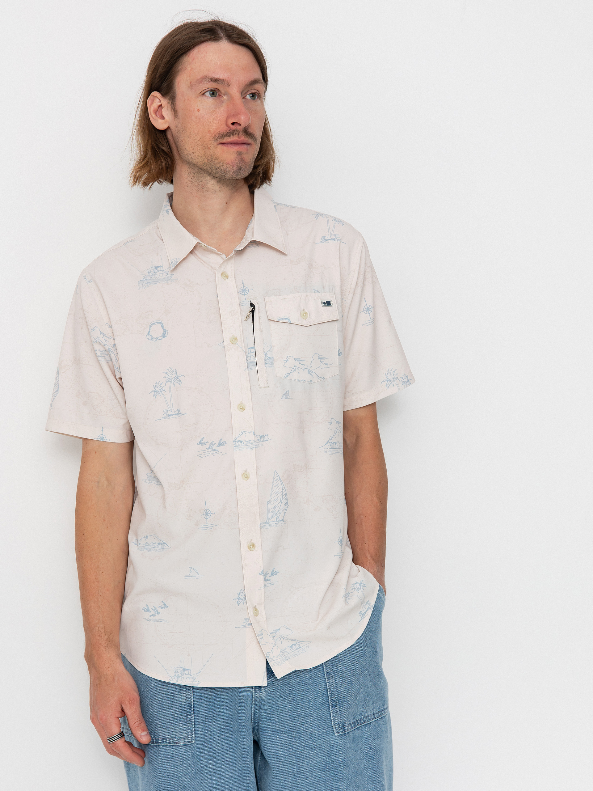 Cămașă Salty Crew Helmsman Uv Button Up