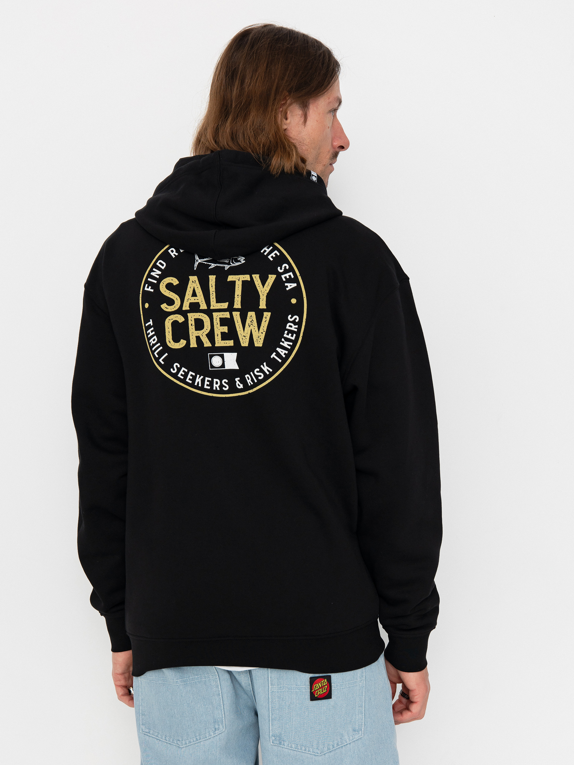 Hanorac Salty Crew Legendary Zip (black)