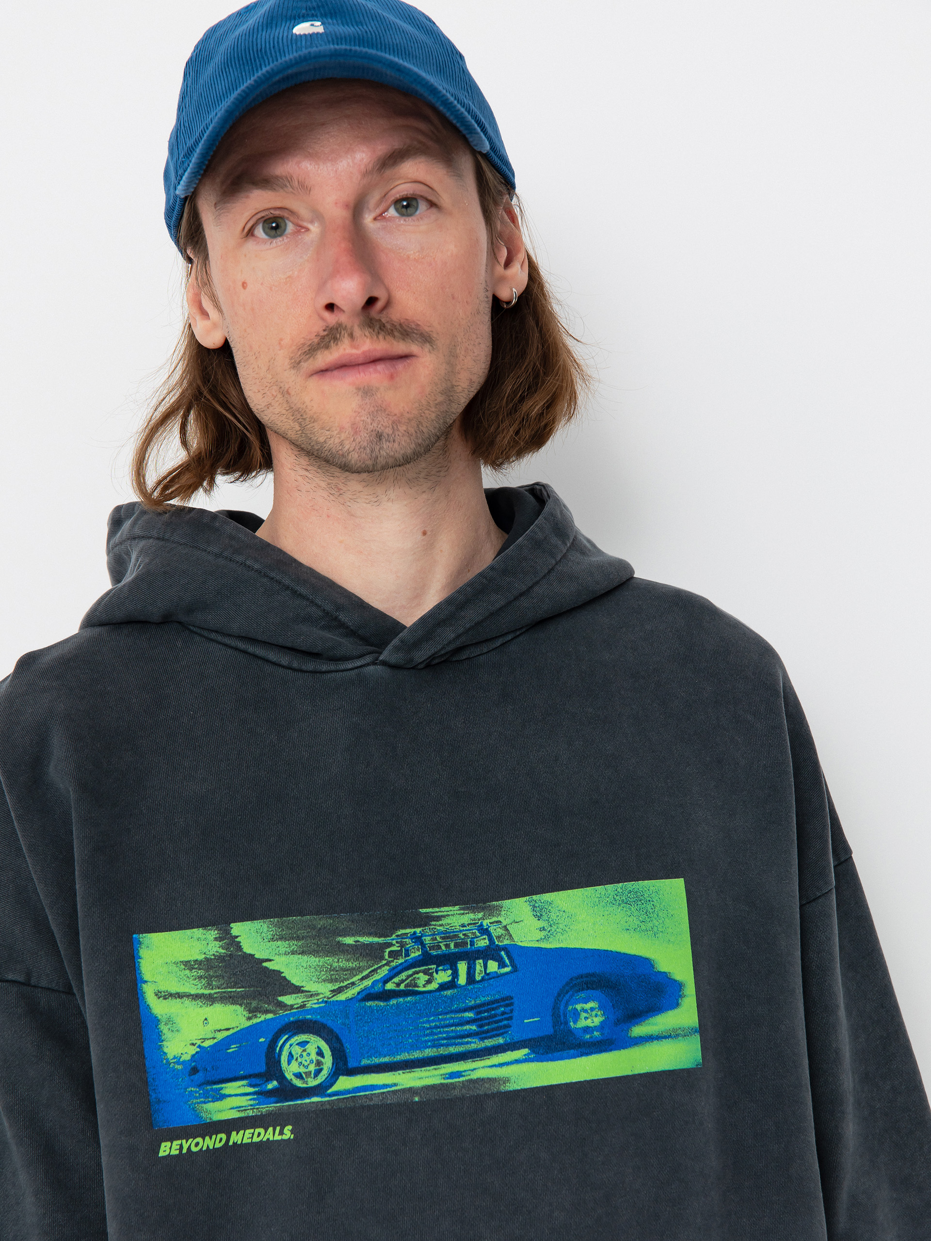 Hanorac cu glugă Beyond Medals Acid Ski HD (black)