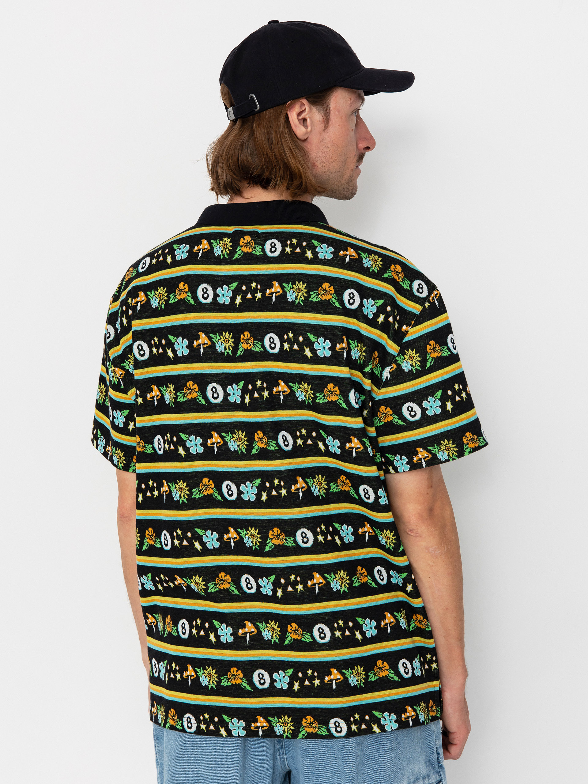 Tricou polo Santa Cruz Winkowski Trip Stripe (ocho trip)