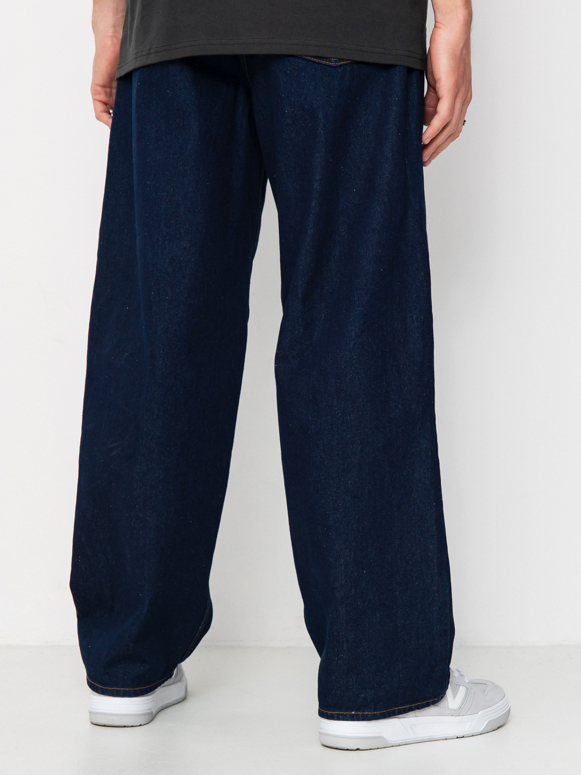 Pantaloni OBEY Bigwig Baggy Denim (rinse indigo)
