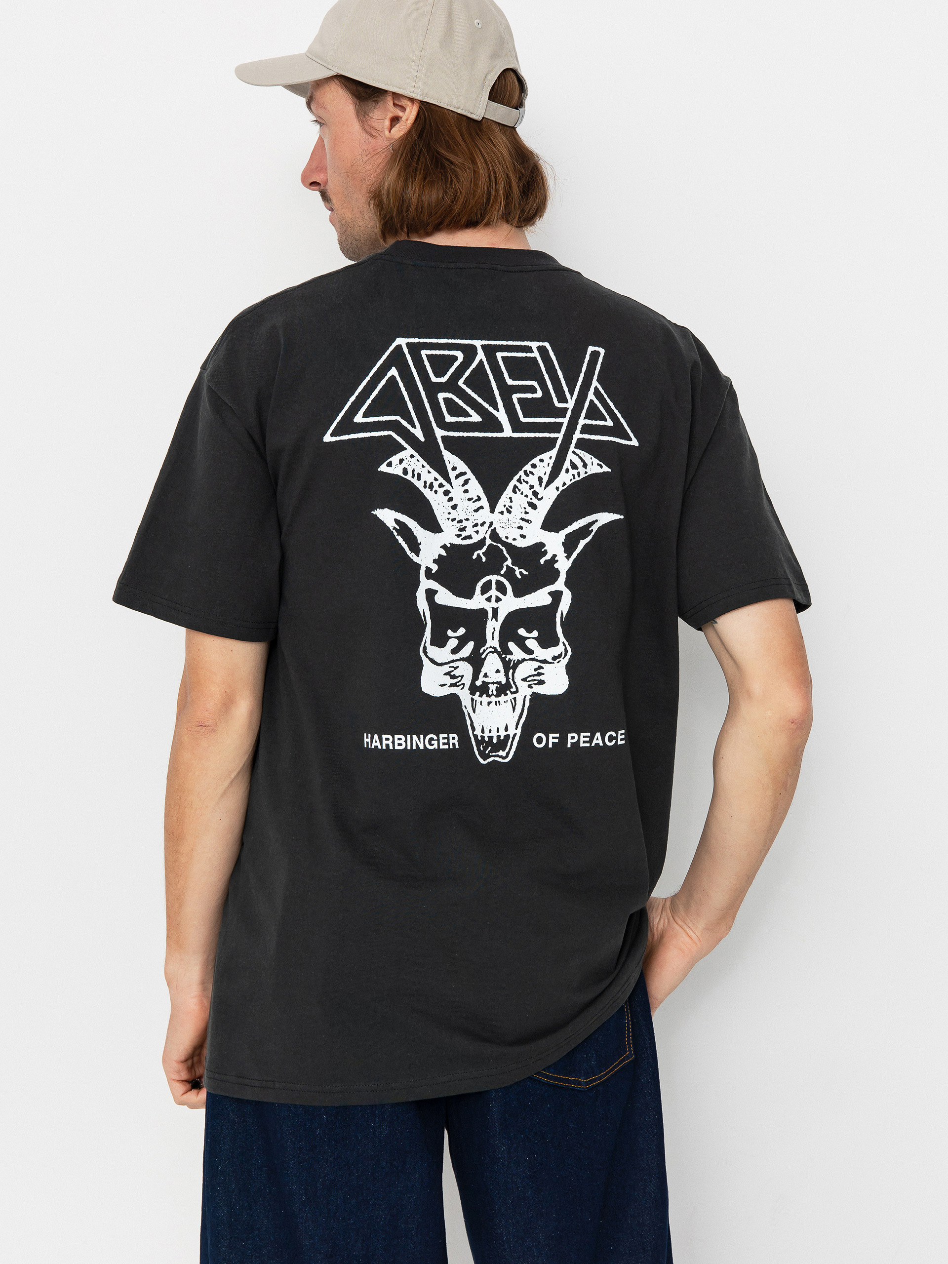 Tricou OBEY Harbinger Of Peace (vintage black)