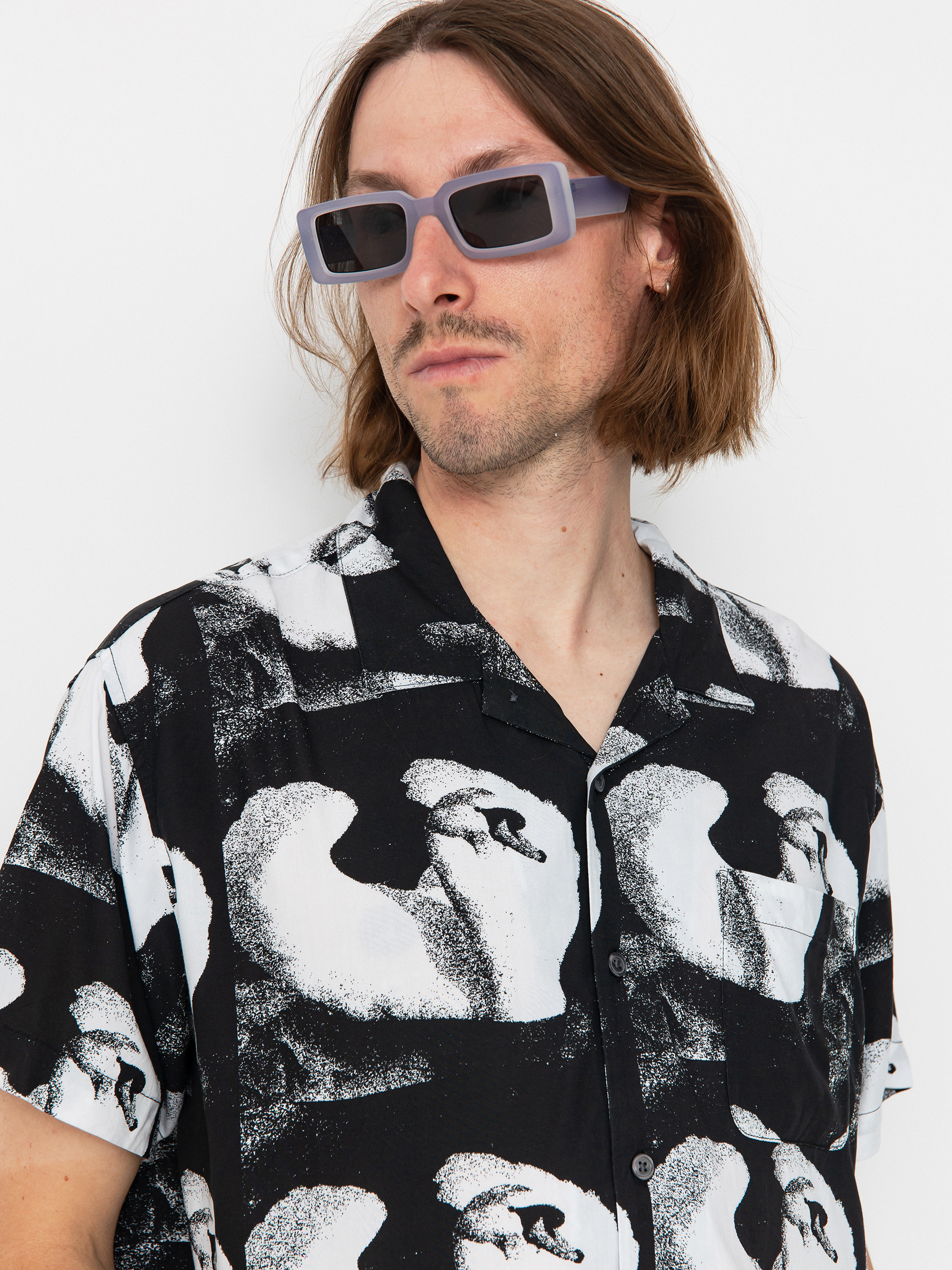 Cămașă OBEY Ambre (white multi)