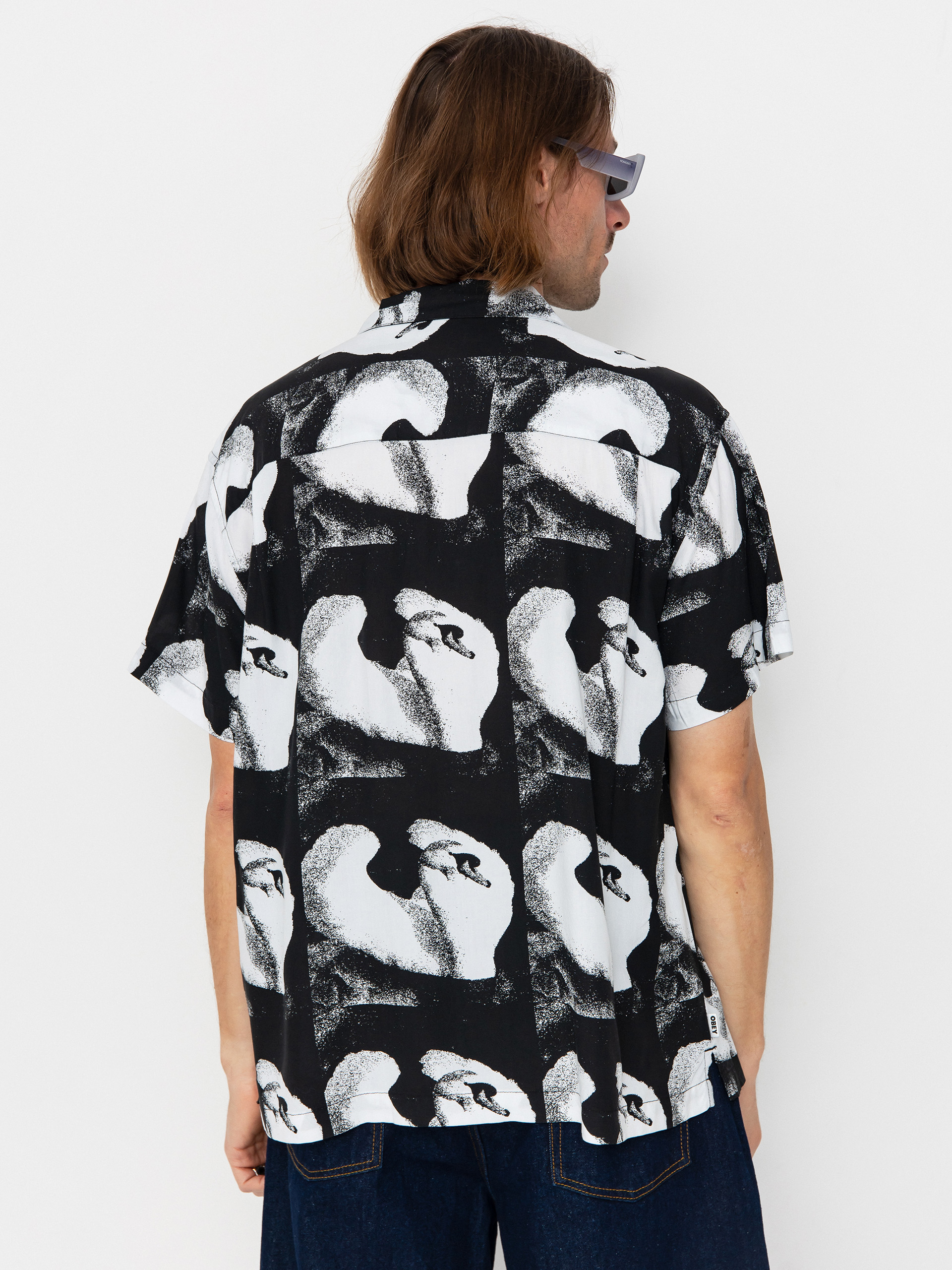 Cămașă OBEY Ambre (white multi)