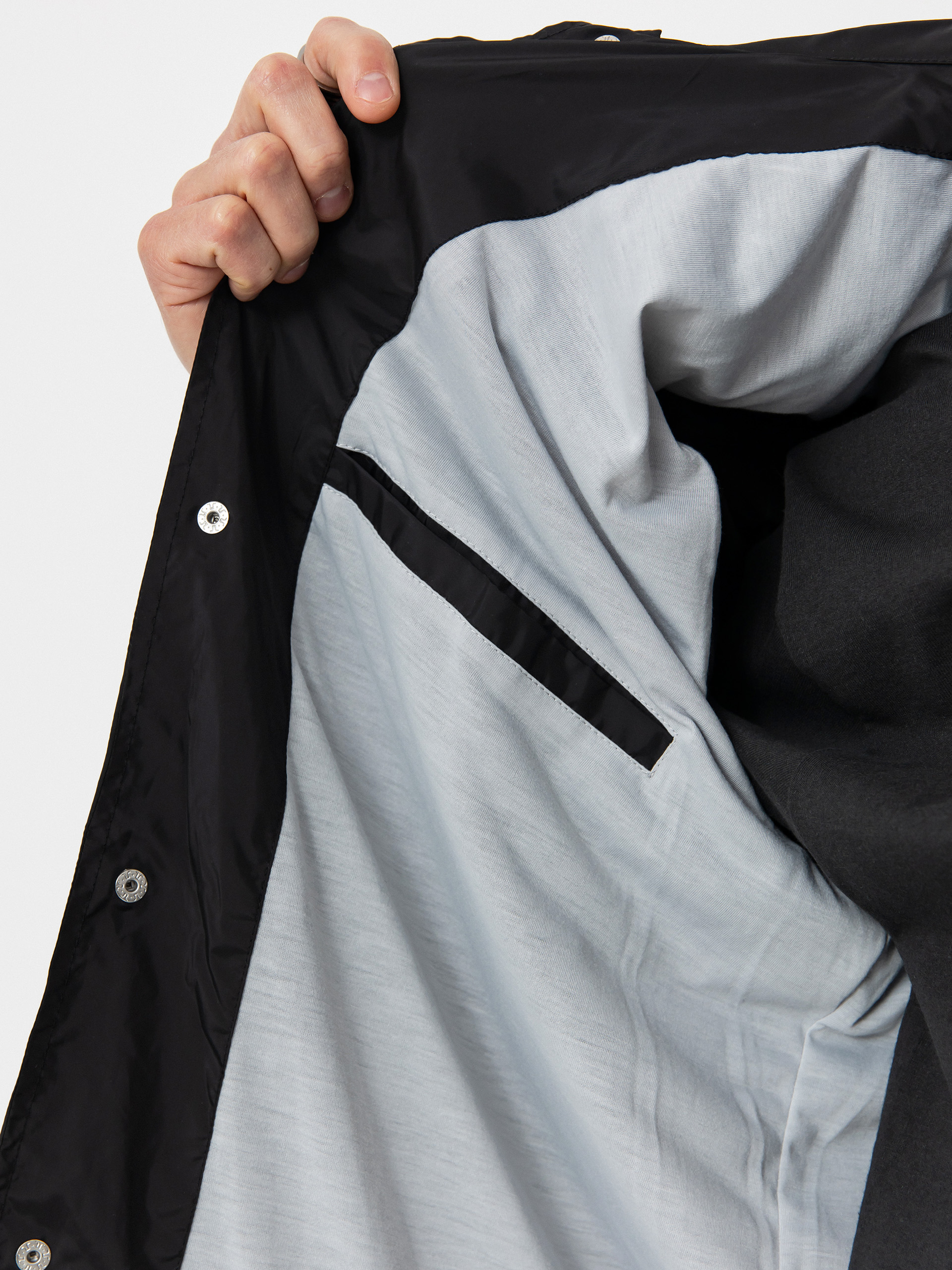 Geacă Poetic Collective Burning Skull Coach (black)