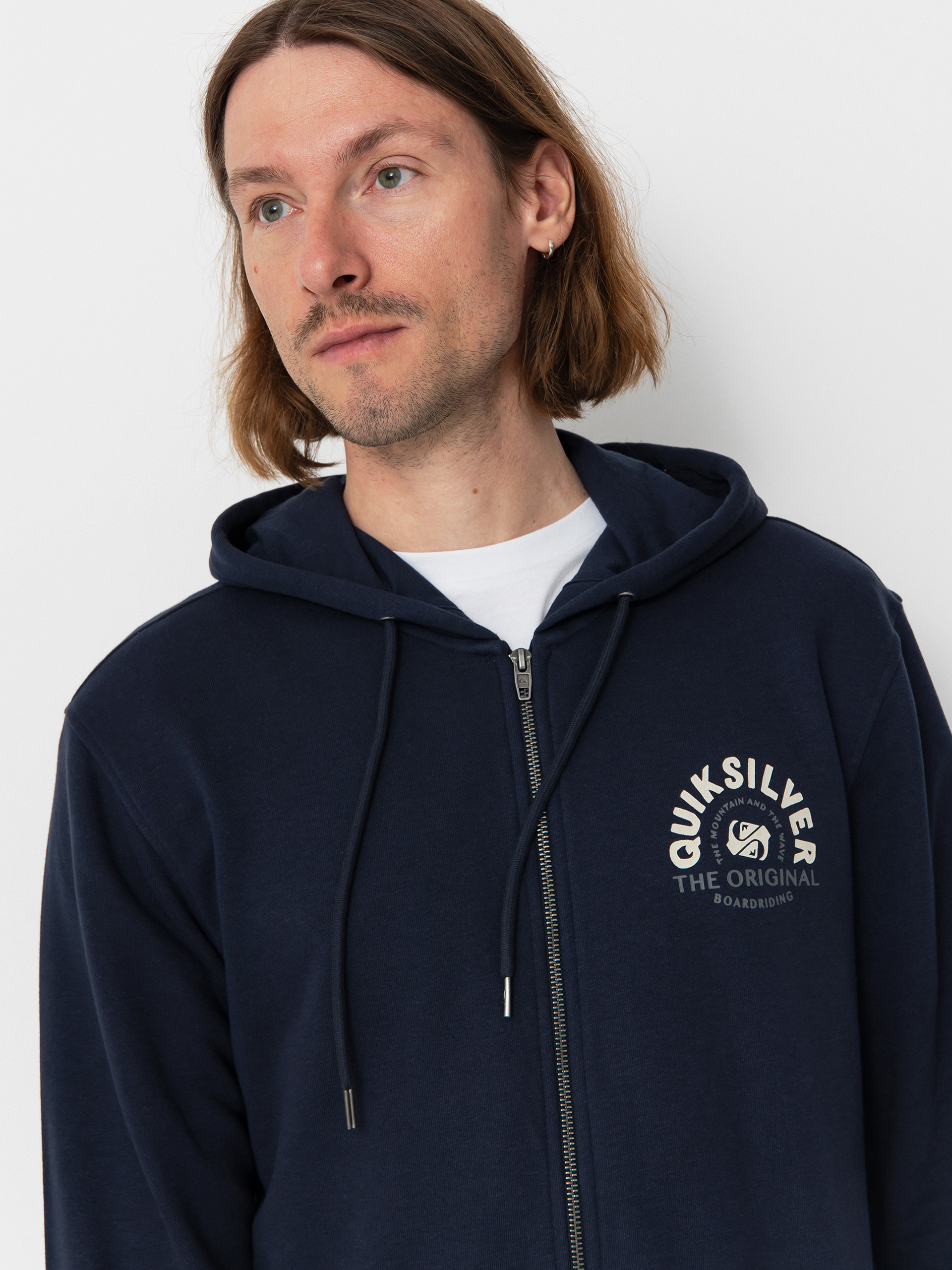 Hanorac cu glugă Quiksilver Graphic Mix ZHD (dark navy)