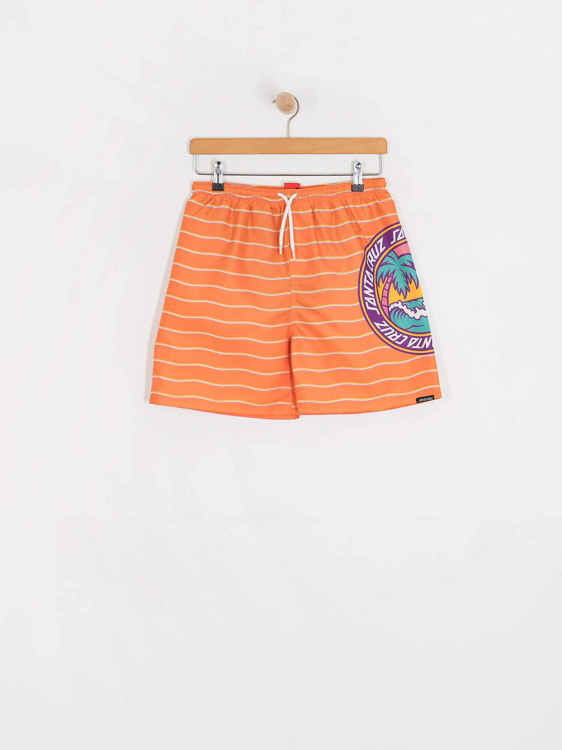 Pantaloni scurți Santa Cruz Youth Paradise Break JR (apricot wave stripe)