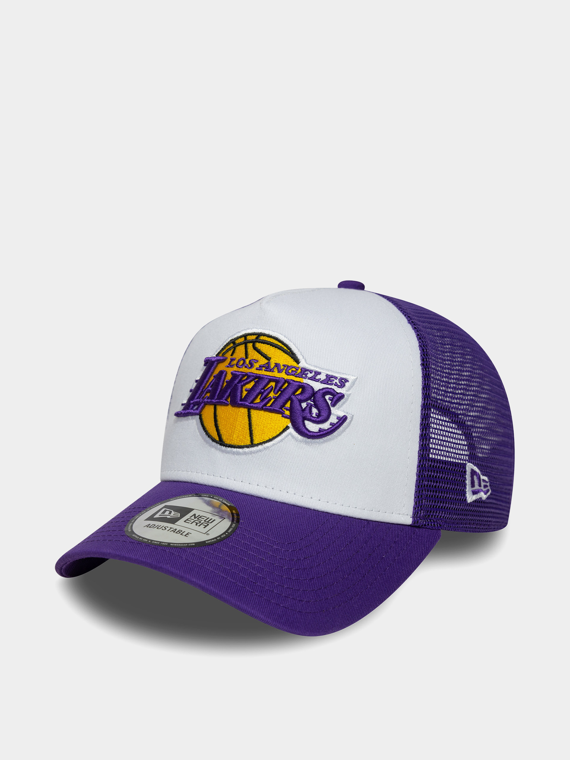 Șapcă New Era NBA Side Patch Trucker Los Angeles Lakers (violet/white)