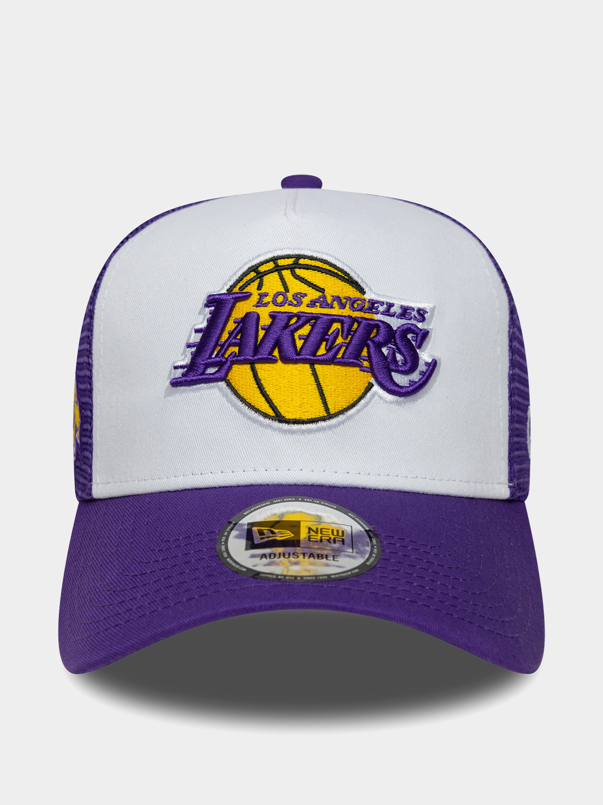 Șapcă New Era NBA Side Patch Trucker Los Angeles Lakers (violet/white)
