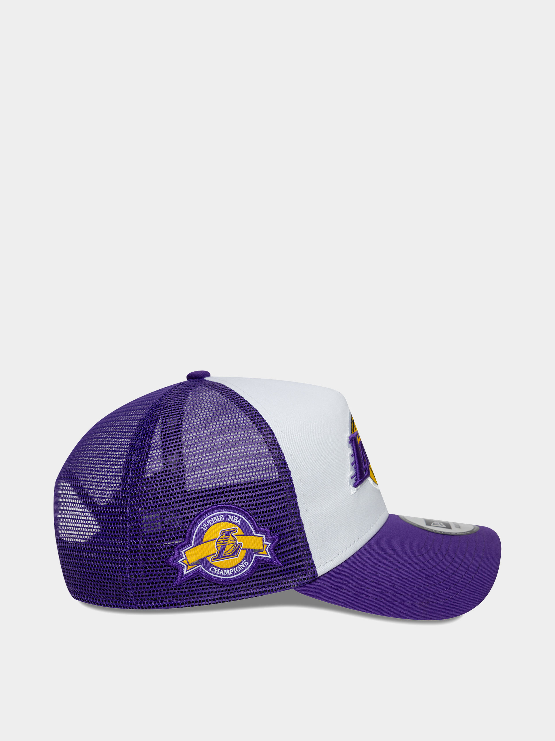 Șapcă New Era NBA Side Patch Trucker Los Angeles Lakers (violet/white)