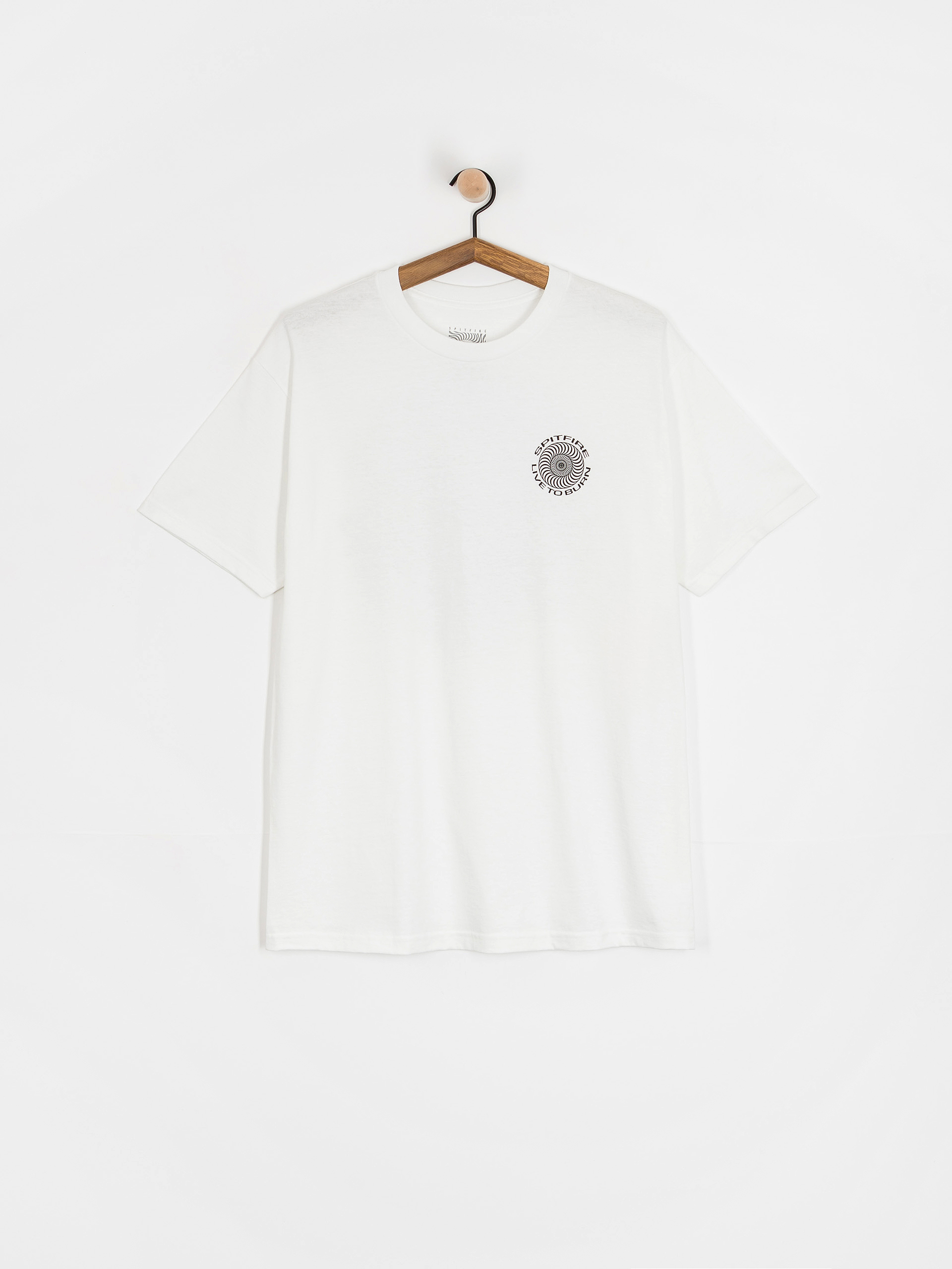Tricou Spitfire Live To Burn Classic (white)