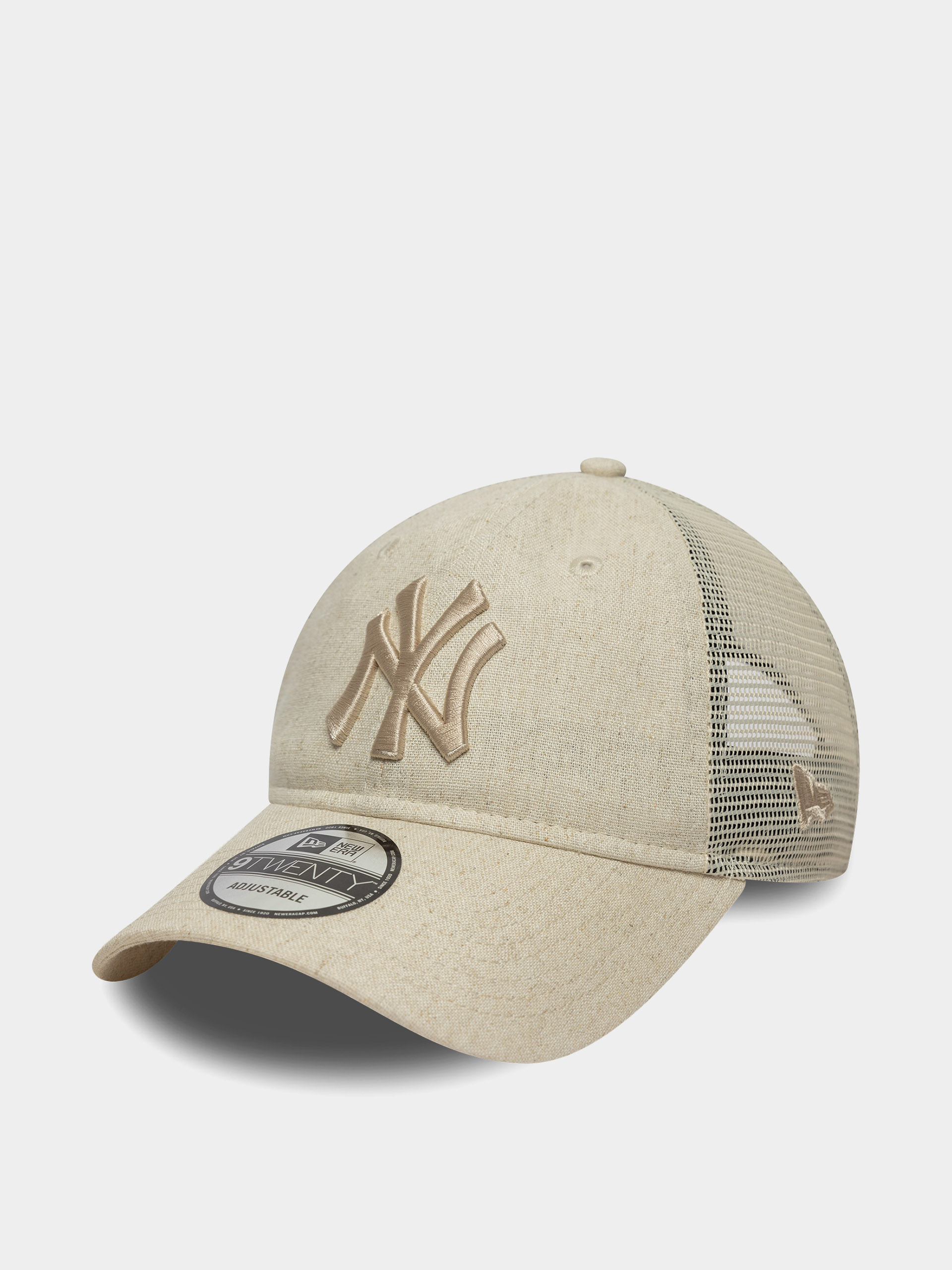 Șapcă New Era Linen 9Twenty Trucker New York Yankees (stone)