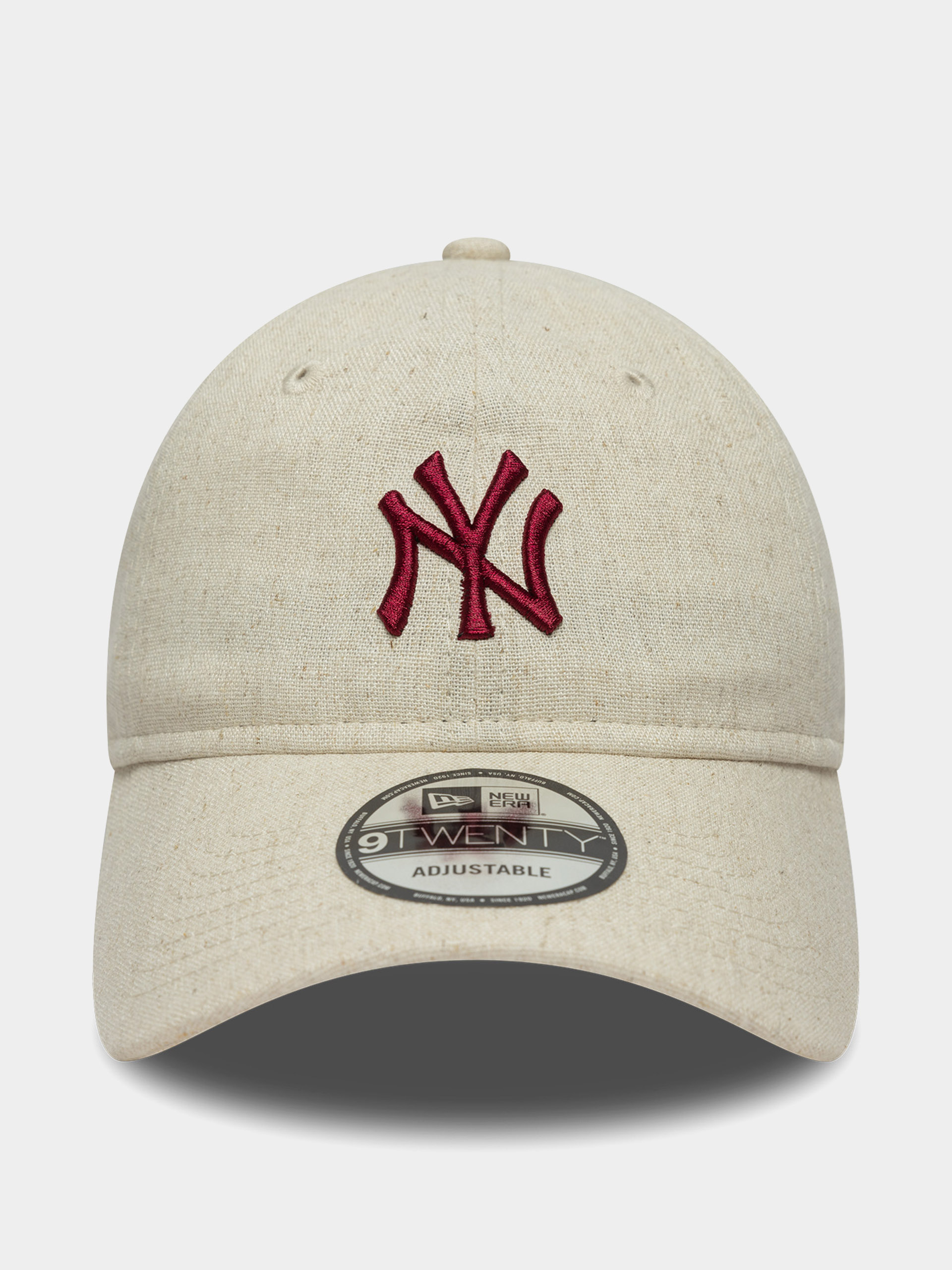 Șapcă New Era Linen 9Twenty New York Yankees (stone chalk)