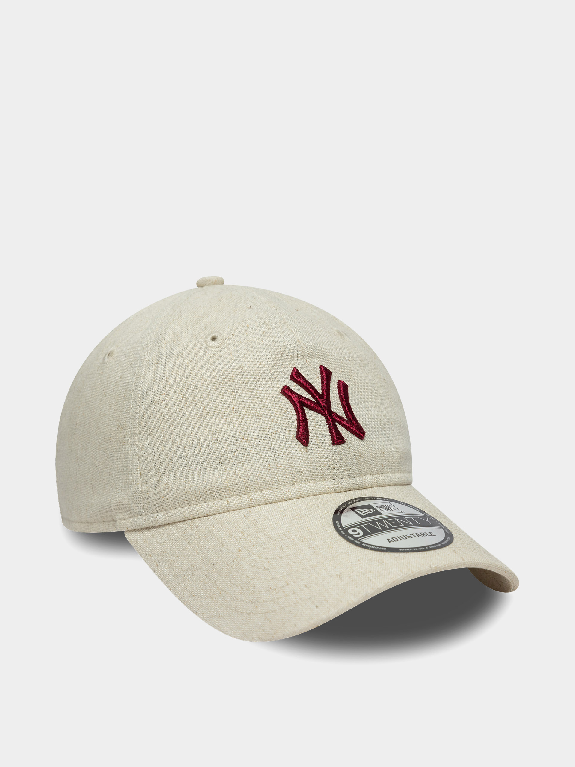 Șapcă New Era Linen 9Twenty New York Yankees (stone chalk)