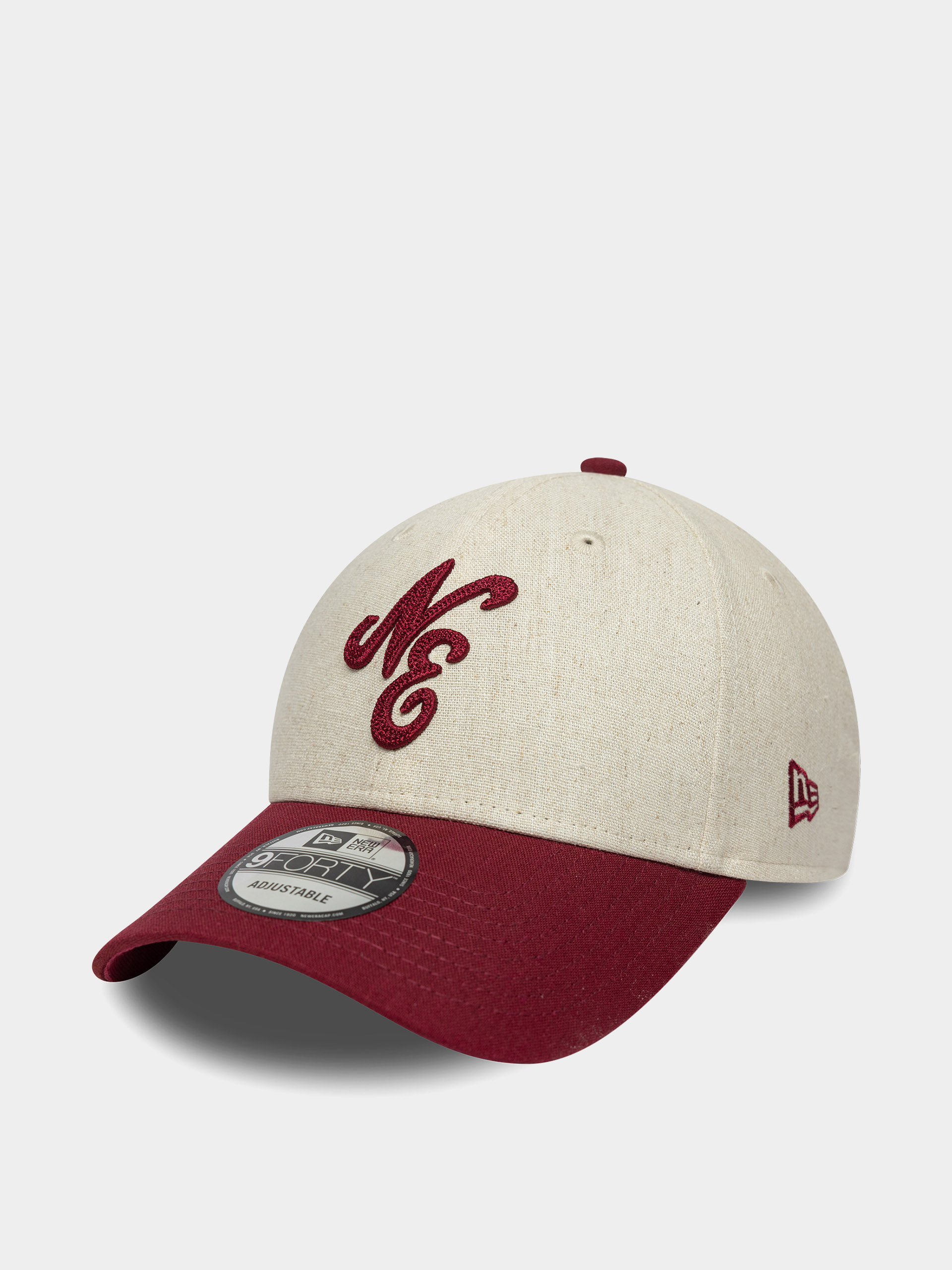 Șapcă New Era Linen 9Forty Ne (red/chalk)