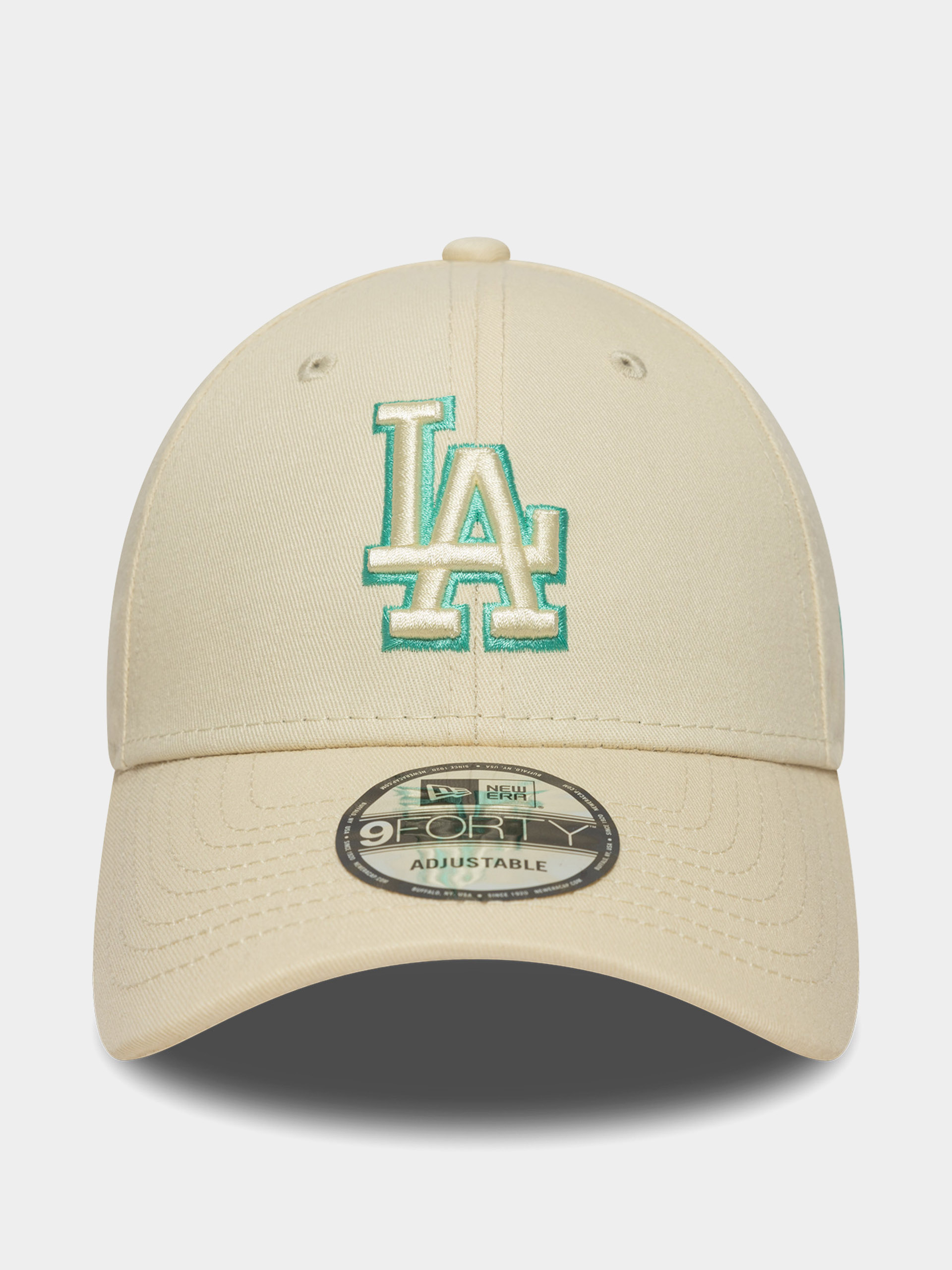 Șapcă New Era Team Outline 9Forty Los Angeles Dodgers (cream)