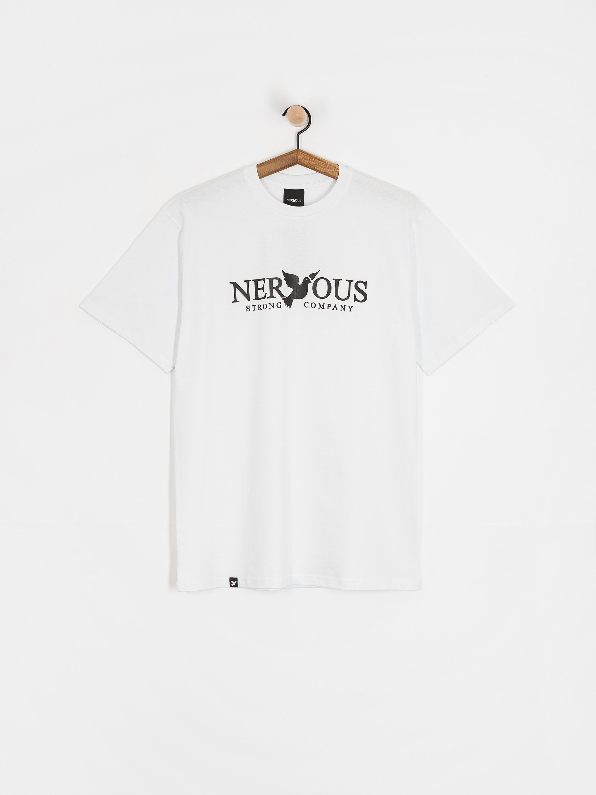 Tricou Nervous Classic (white)