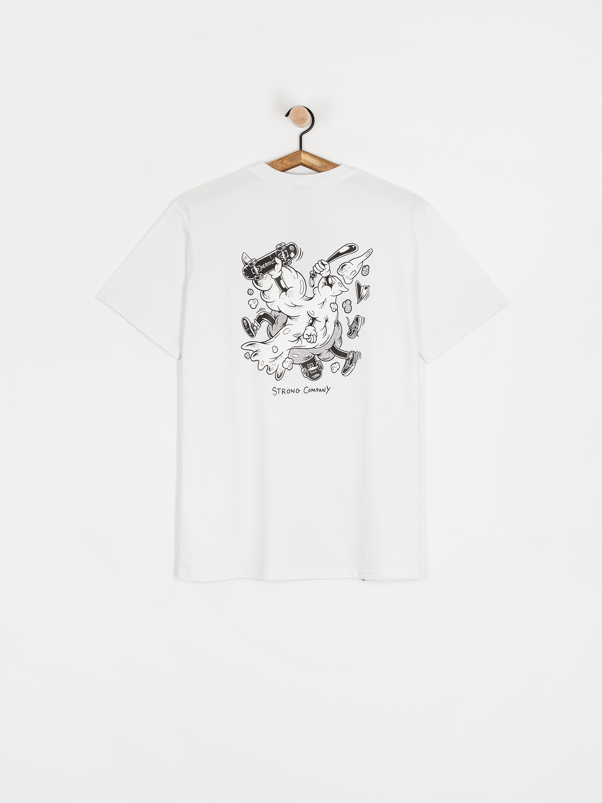 Tricou Nervous Fight (white)
