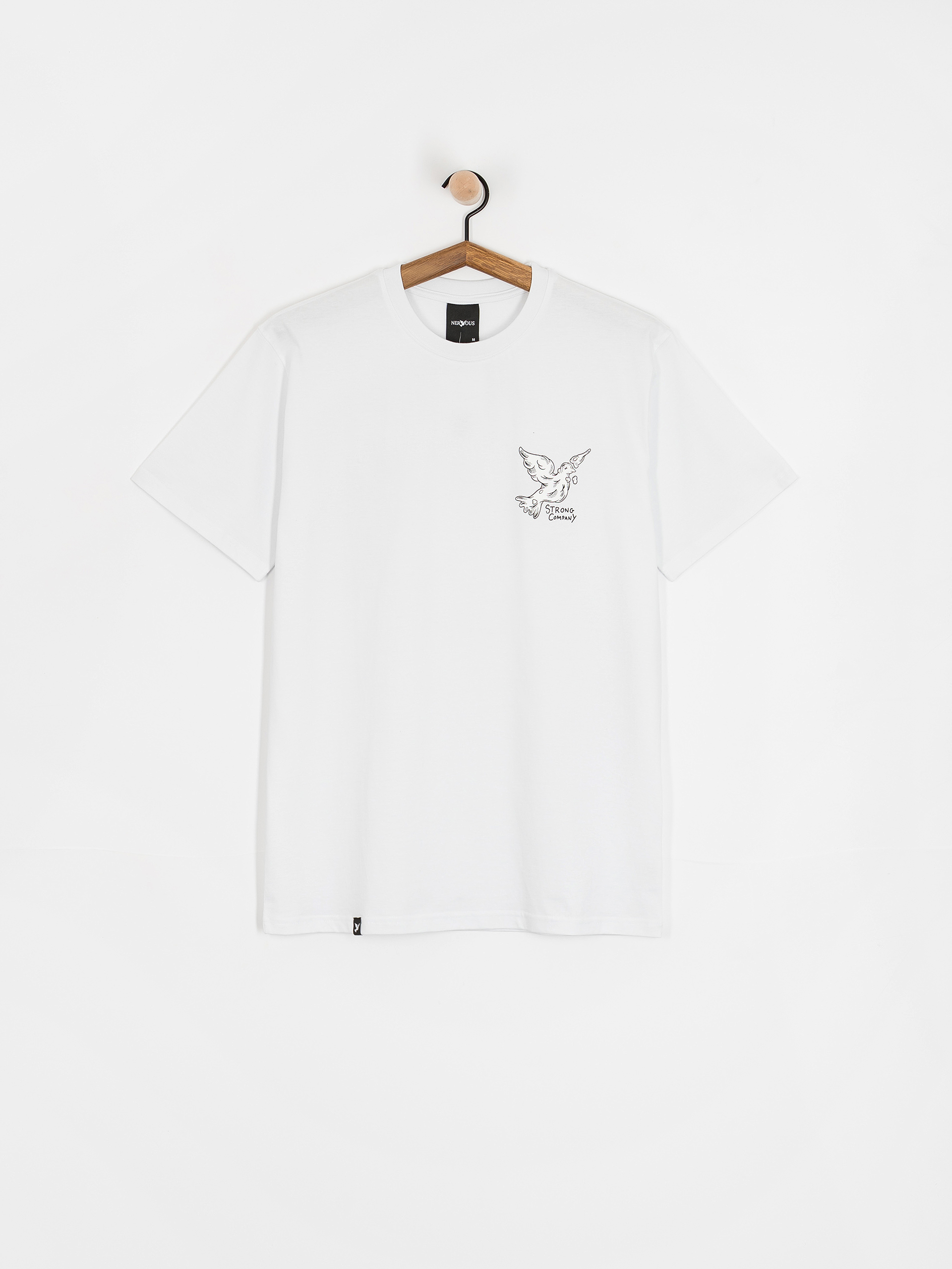 Tricou Nervous Fight (white)