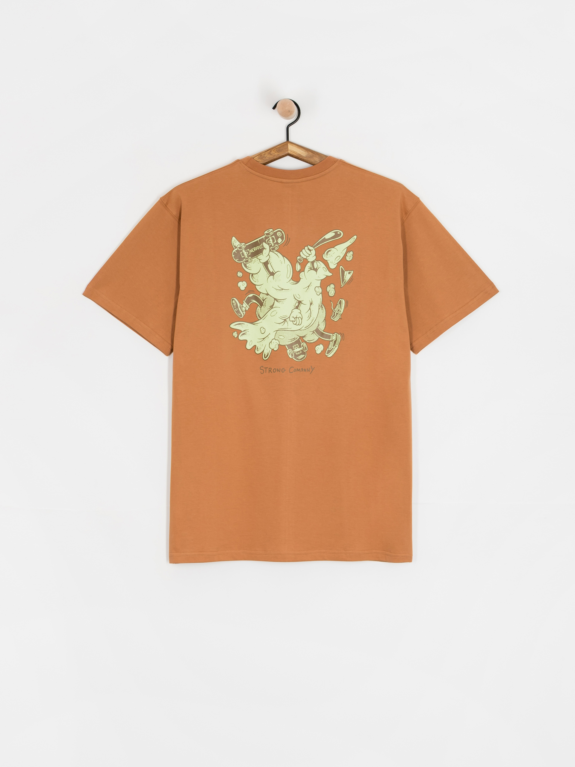 Tricou Nervous Fight (brick)