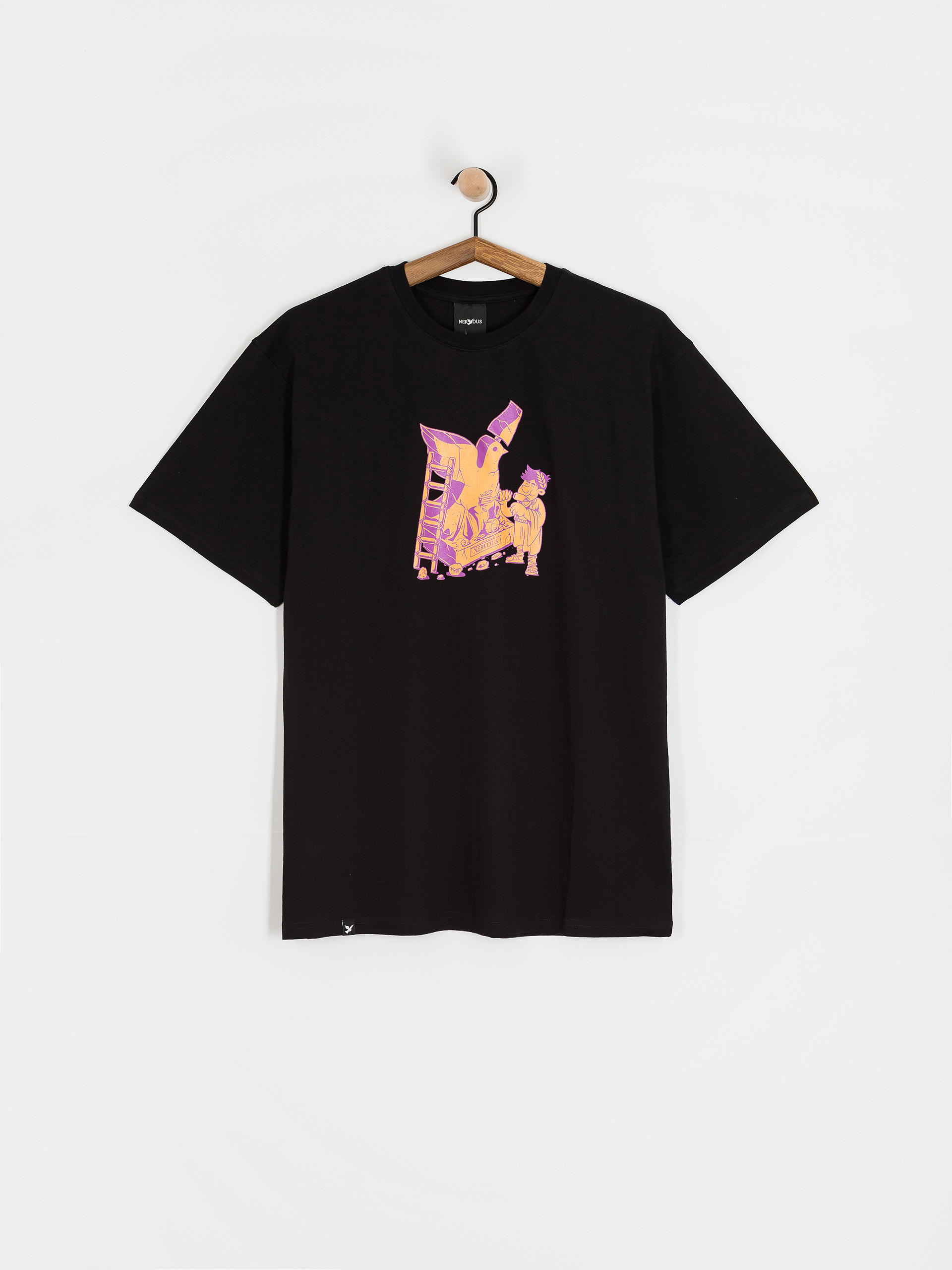 Tricou Nervous Michael (black)