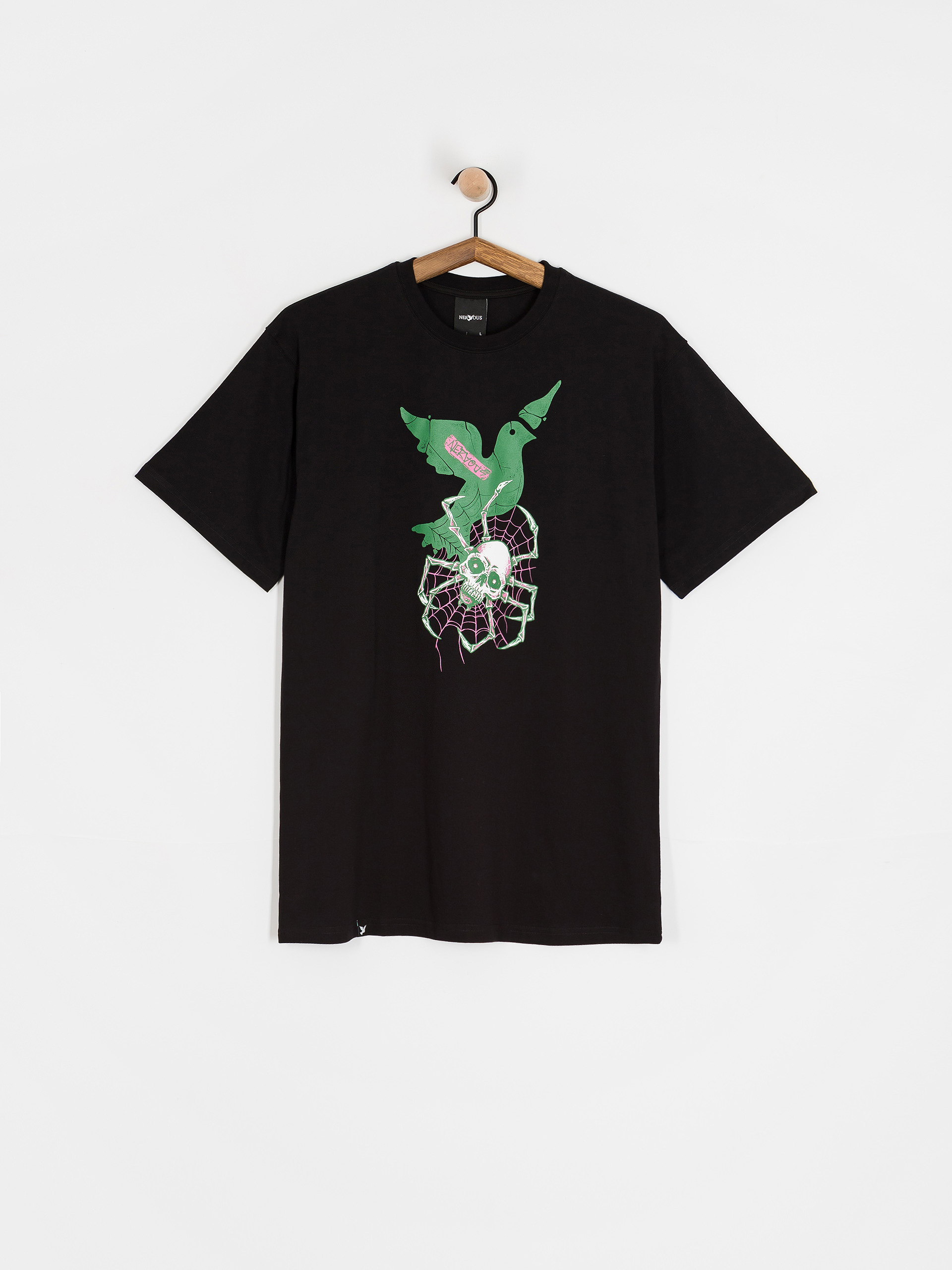 Tricou Nervous Scary (black)