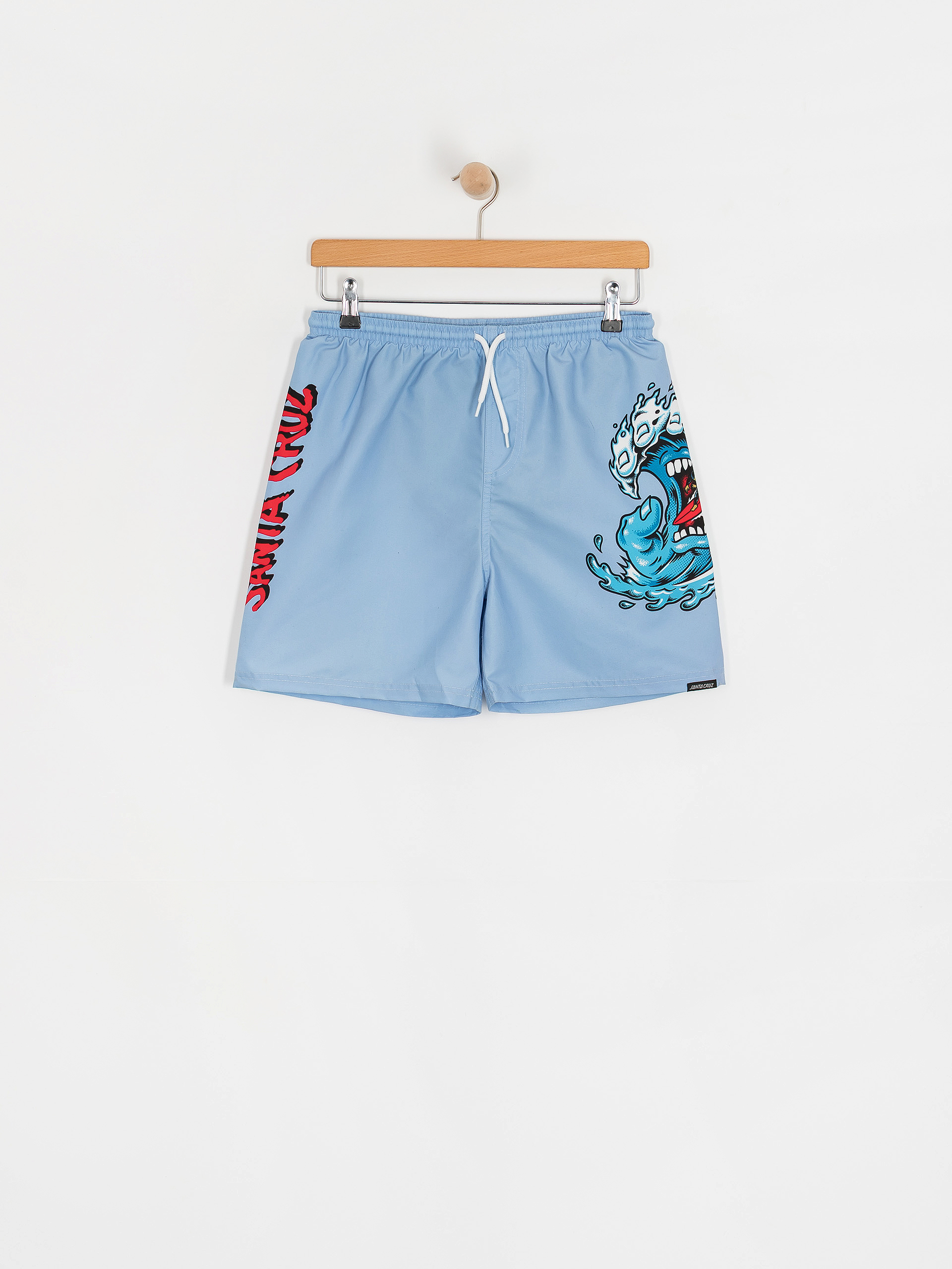 Pantaloni scurți Santa Cruz Youth Screaming Wave JR (sky blue)