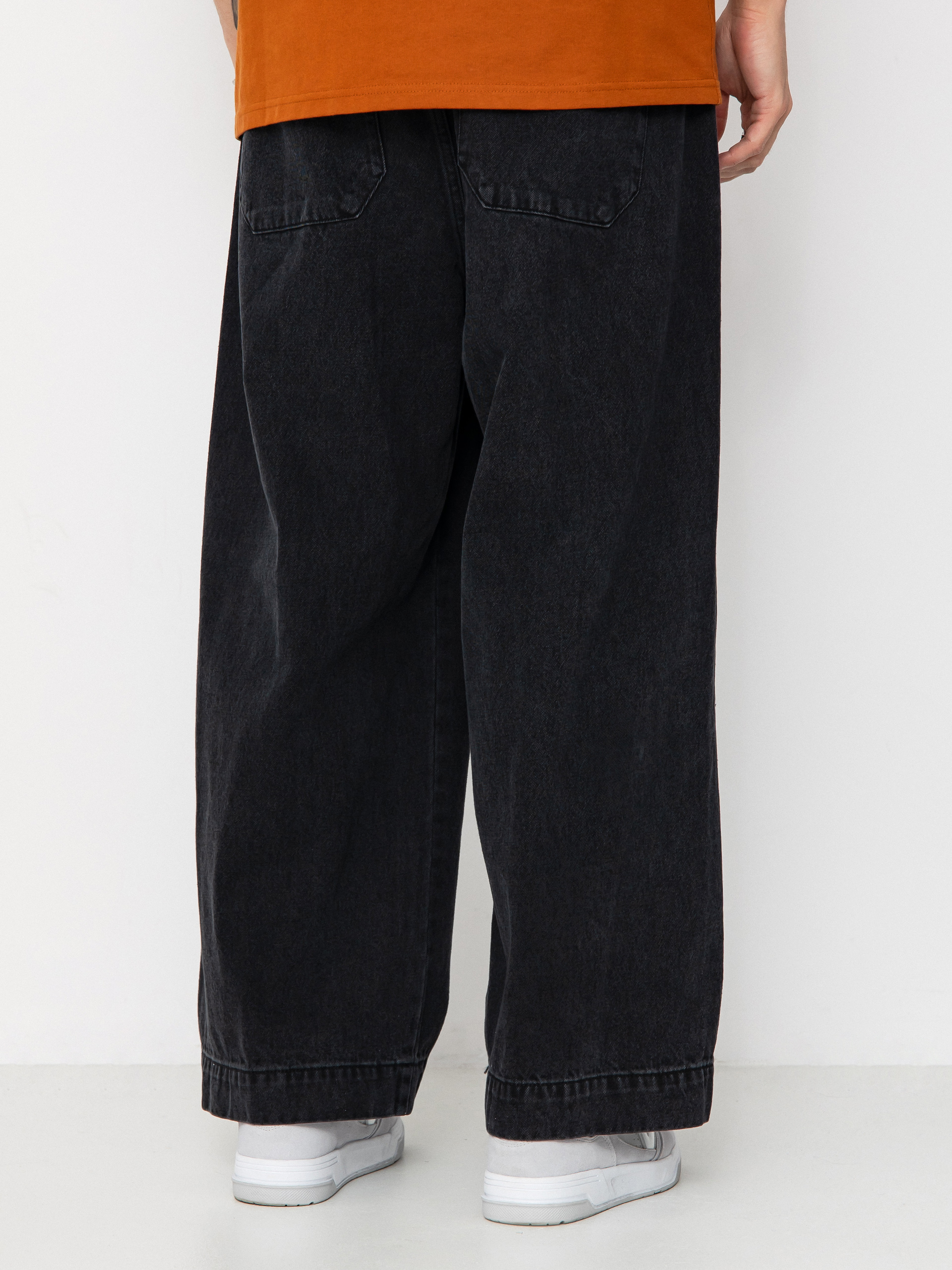 Pantaloni OBEY Oliver Denim Pleated (faded black)