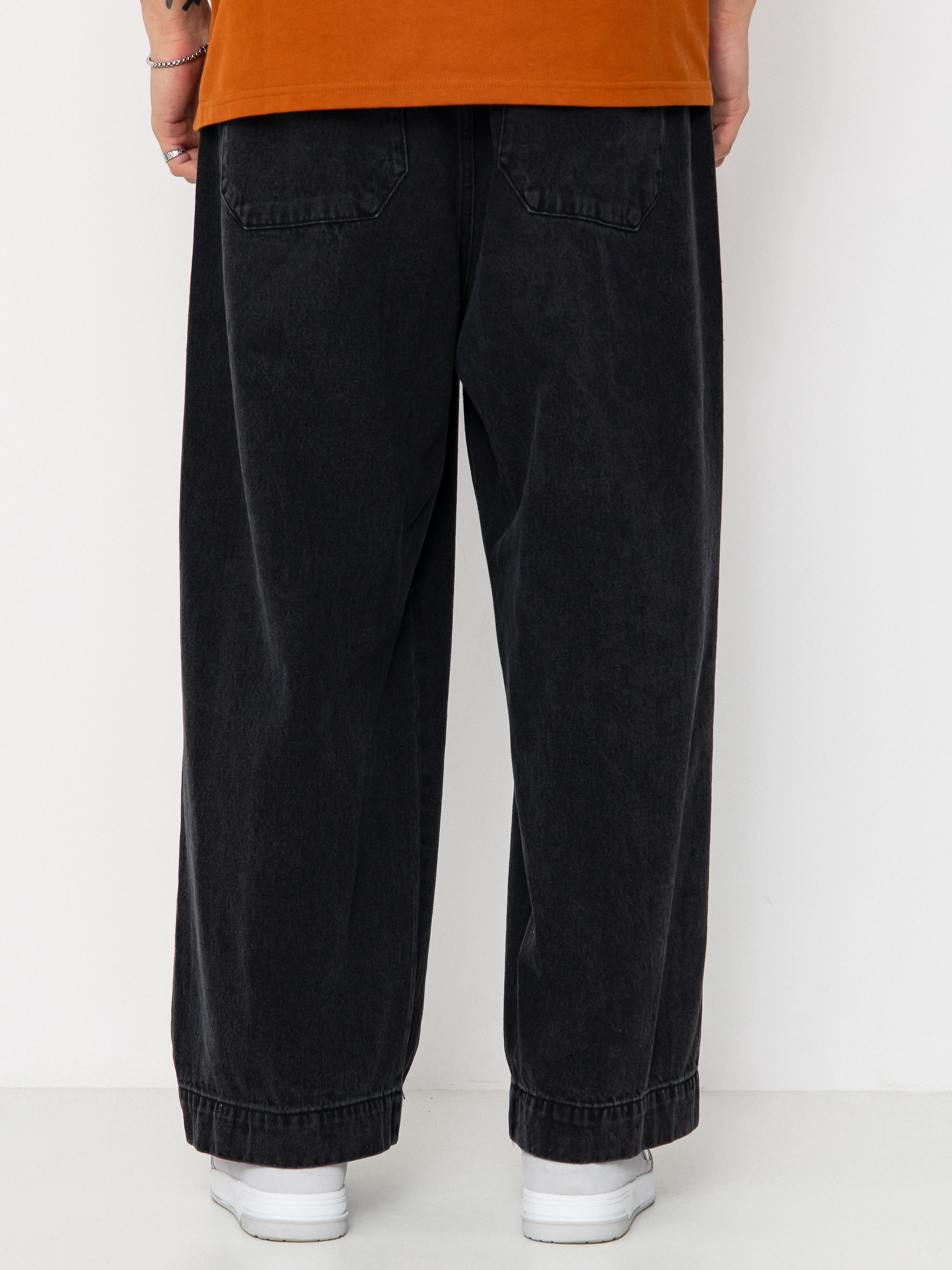 Pantaloni OBEY Oliver Denim Pleated (faded black)