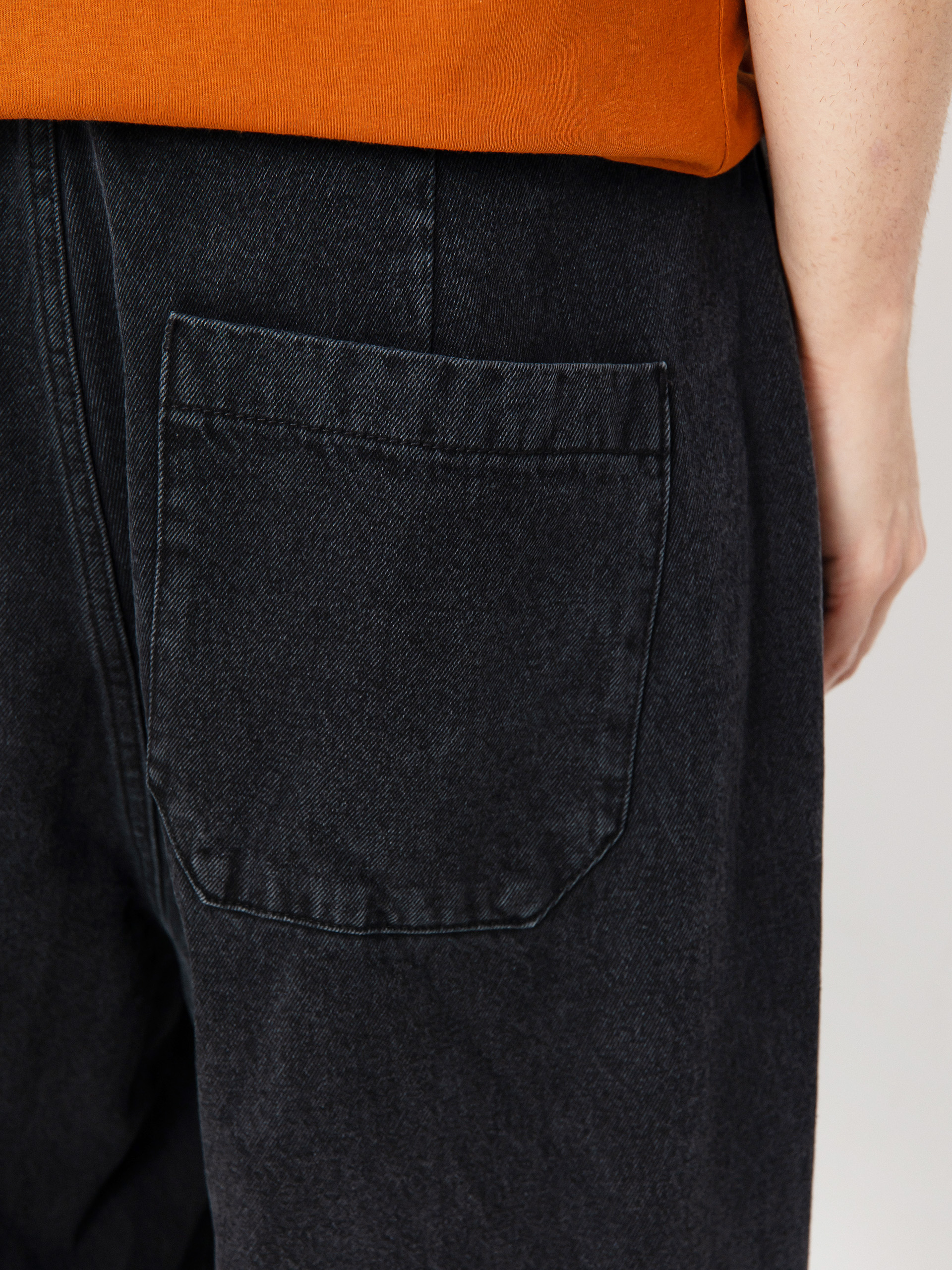 Pantaloni OBEY Oliver Denim Pleated (faded black)