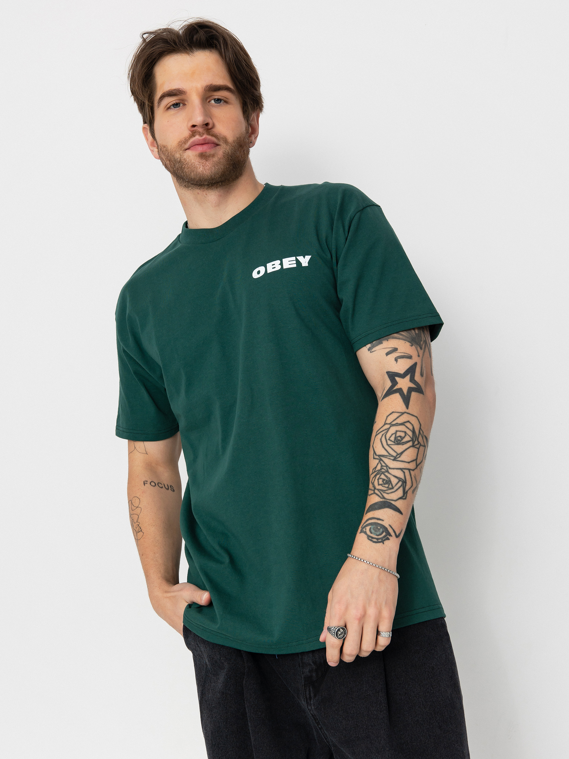 Tricou OBEY We See You (rain forest)