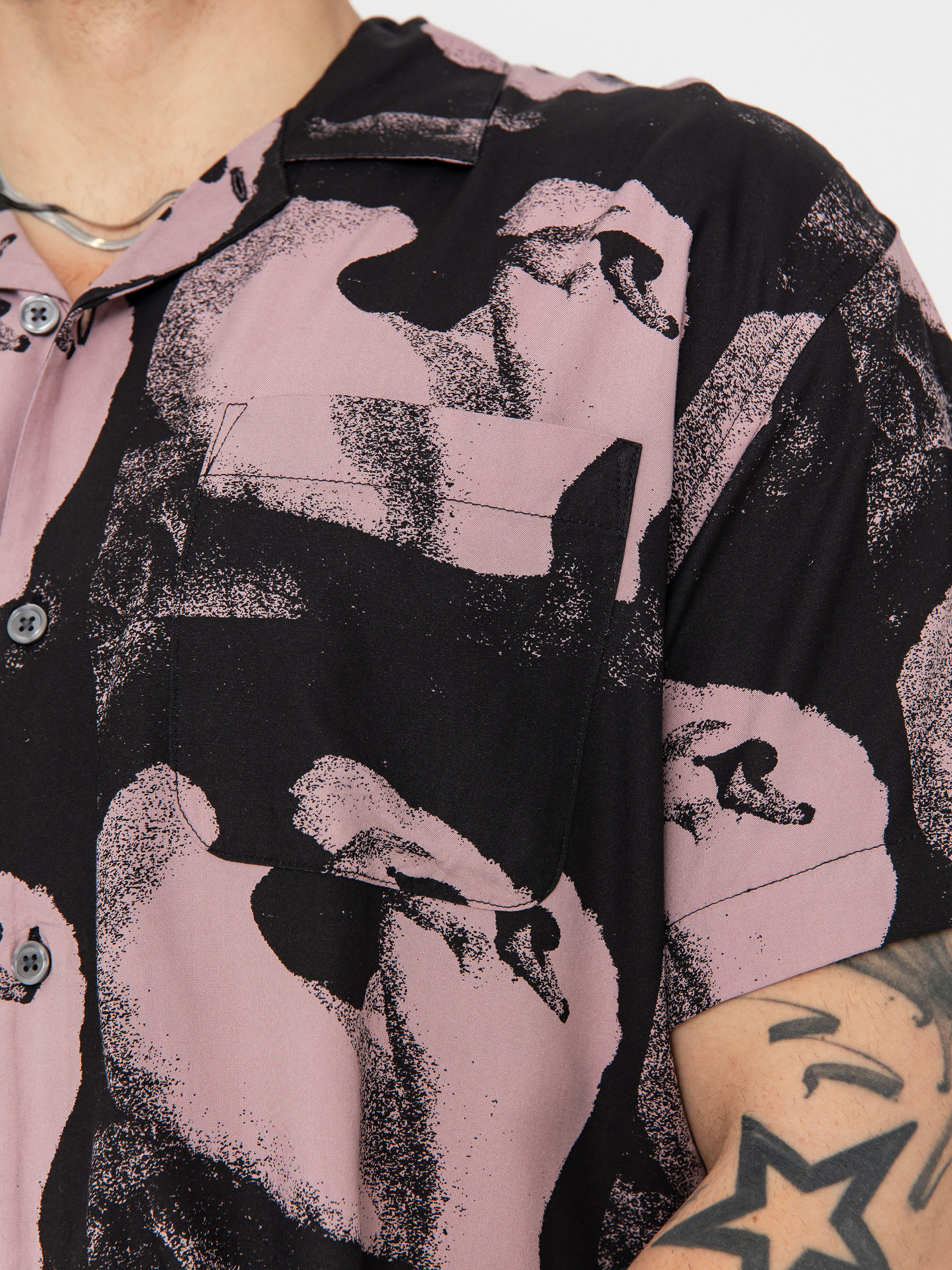 Cămașă OBEY Ambre (mauve multi)