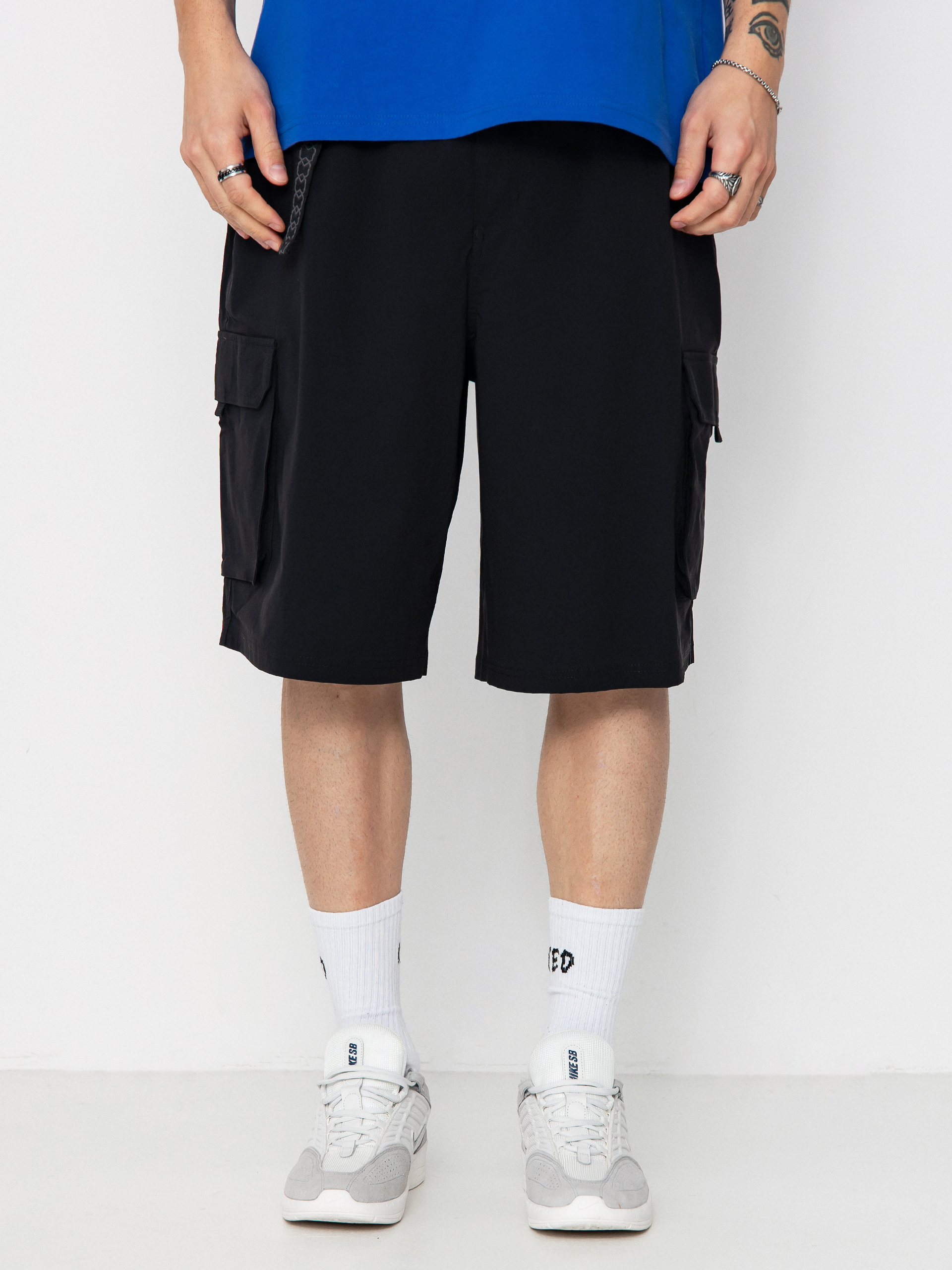 Pantaloni scuru021bi Nike SB Kearny Cargo (black/white)