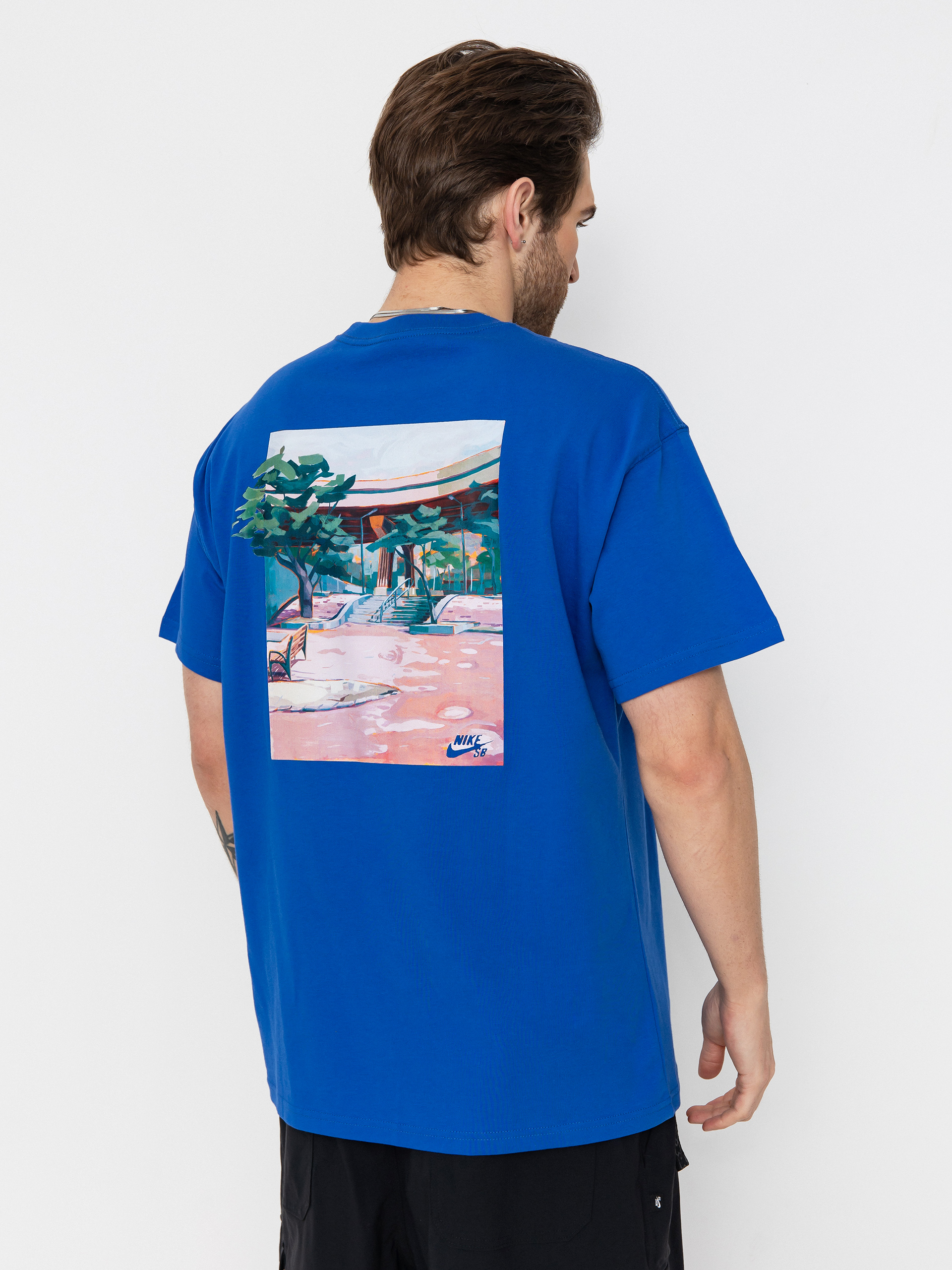 Tricou Nike SB Ooklyn Banks (game royal)