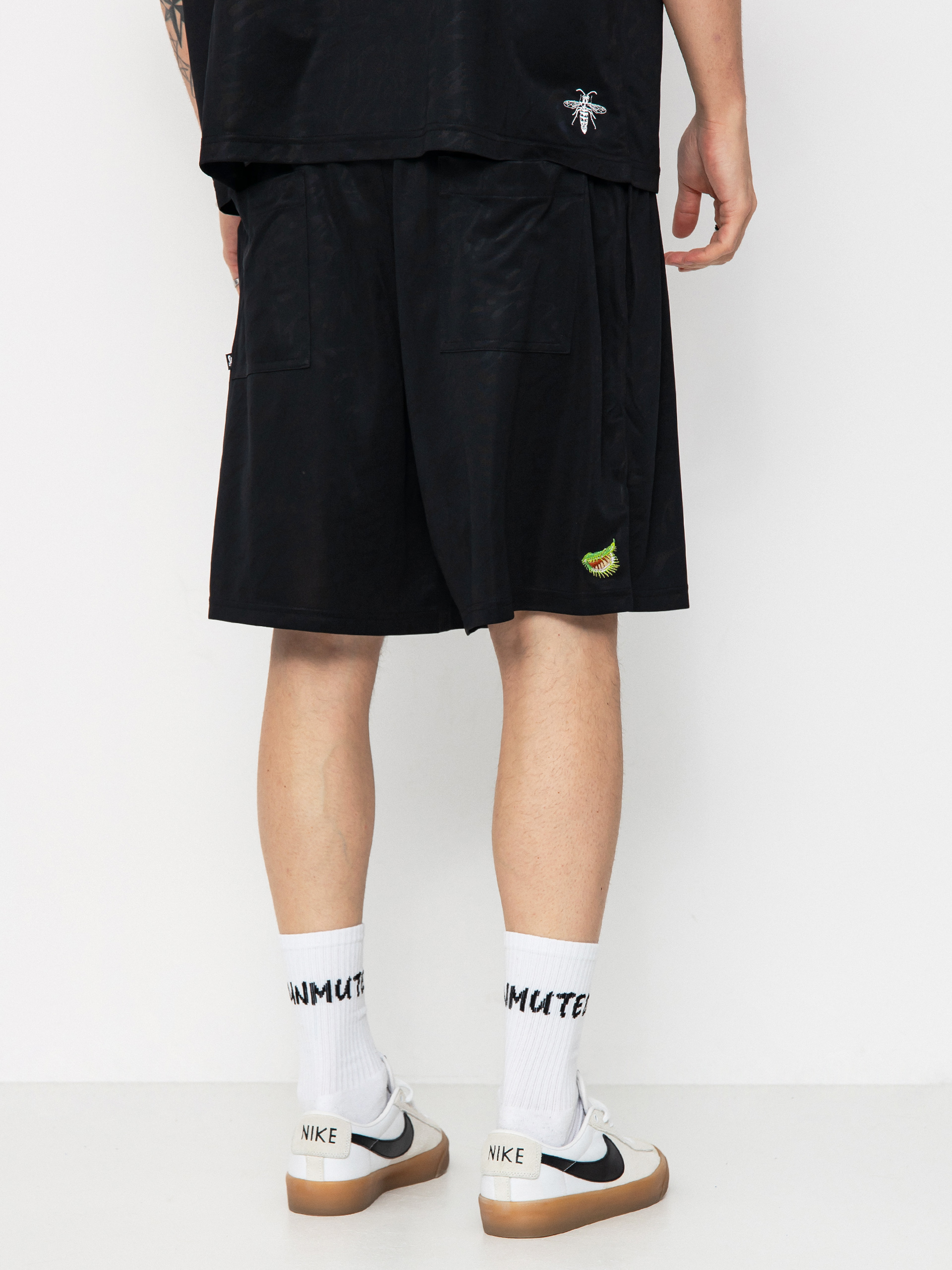 Pantaloni scurți Nike SB Dri Fit Jacquard (black/white)