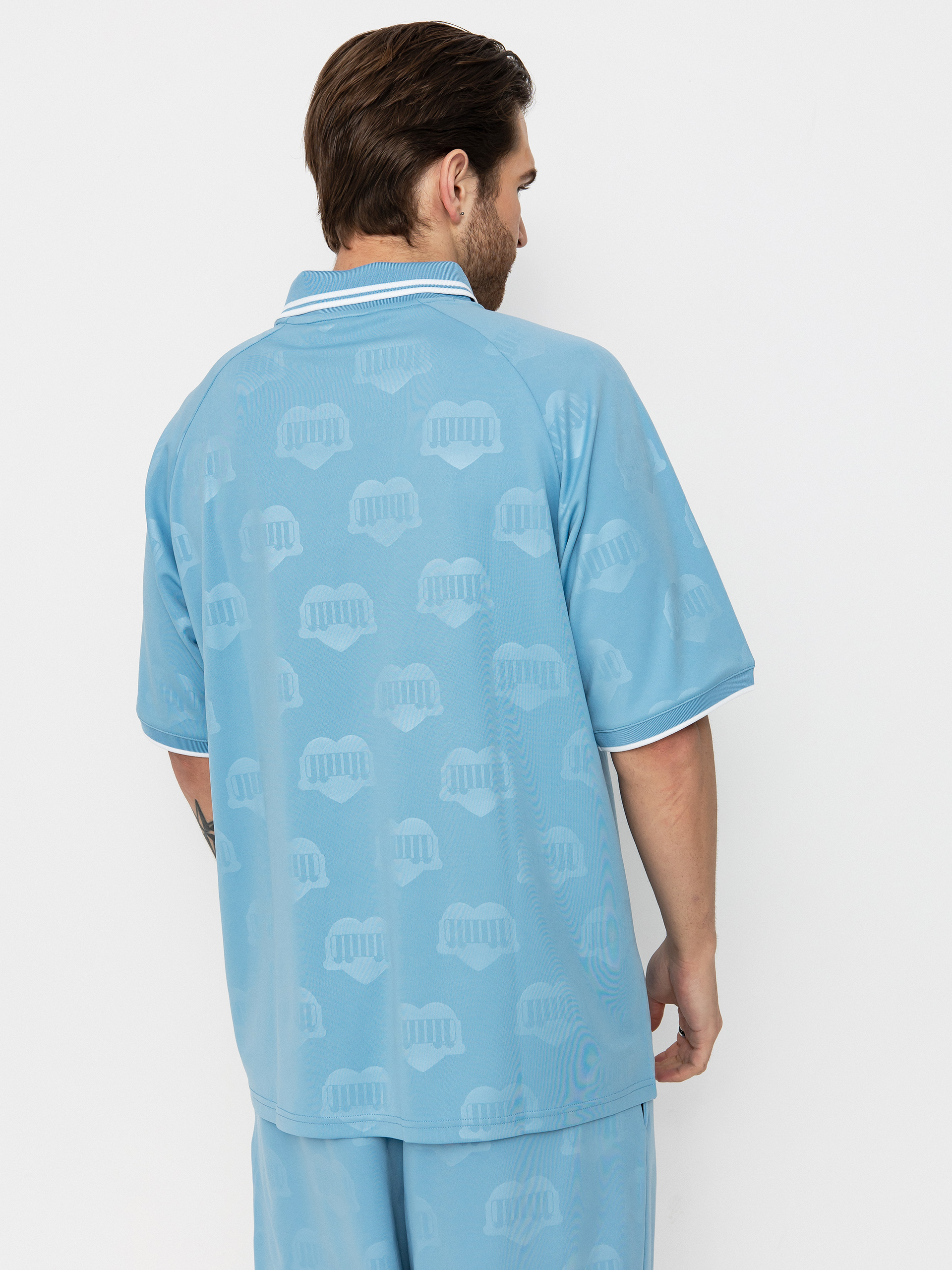 Tricou Carhartt WIP Hartts Football (heart train jacquard/bluebird)