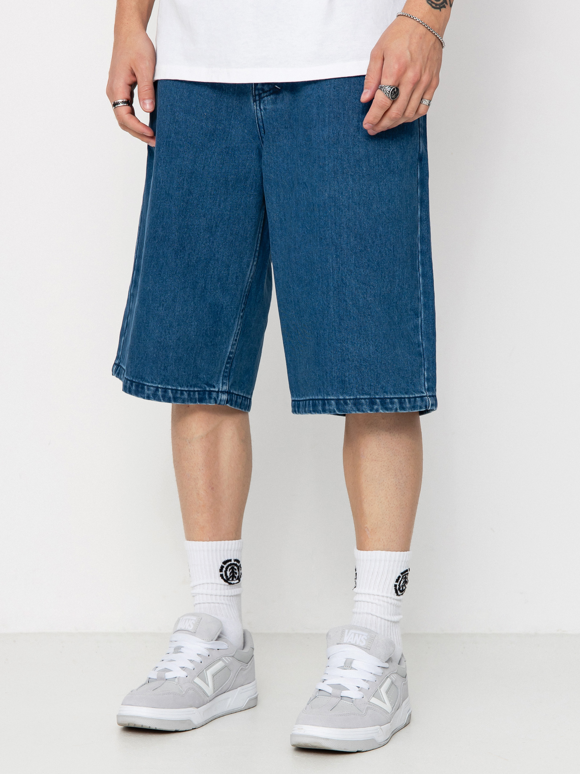 Pantaloni scurți MassDnm Jeans Slang (blue)